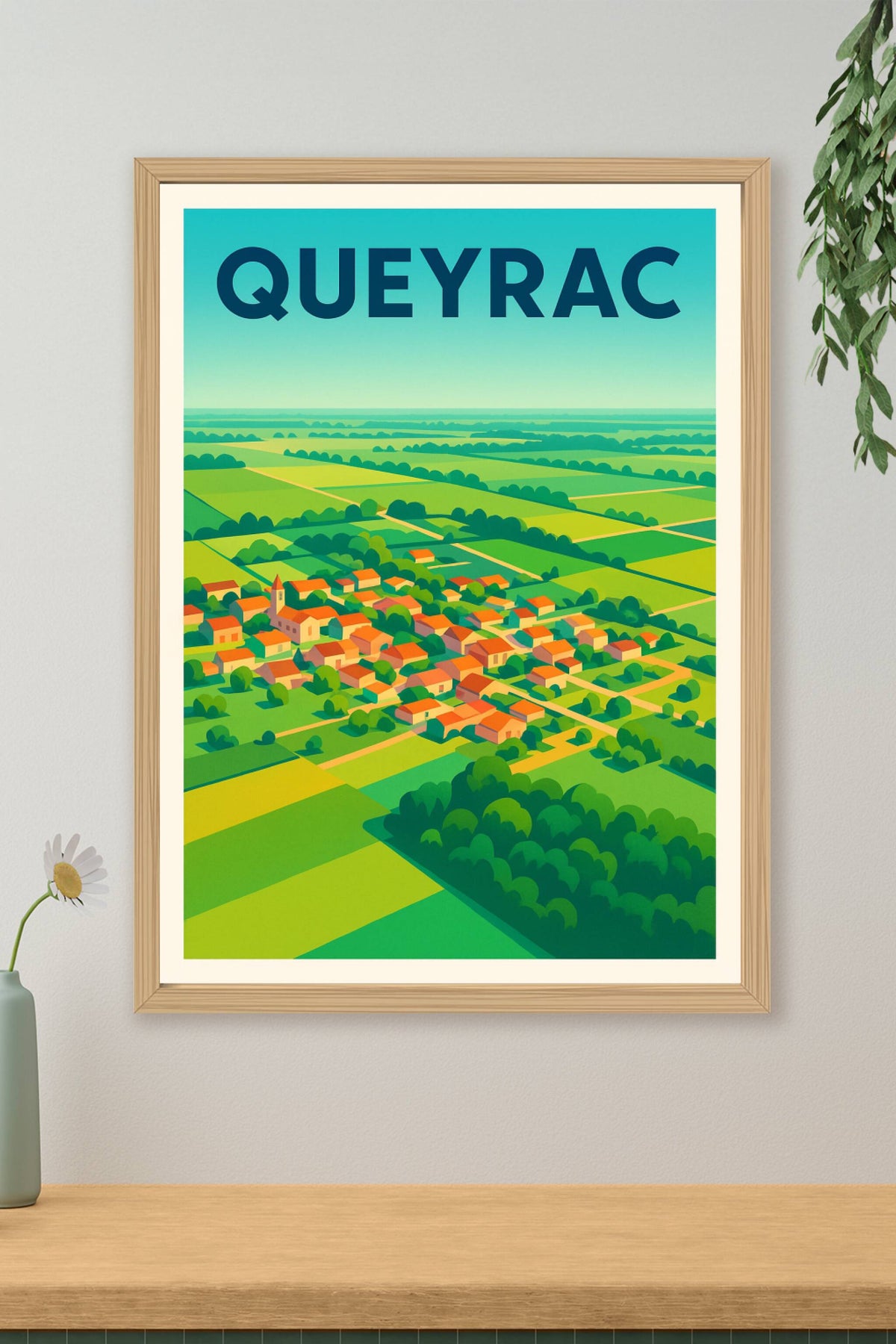 Affiche de Queyrac - Charme bucolique en perspective