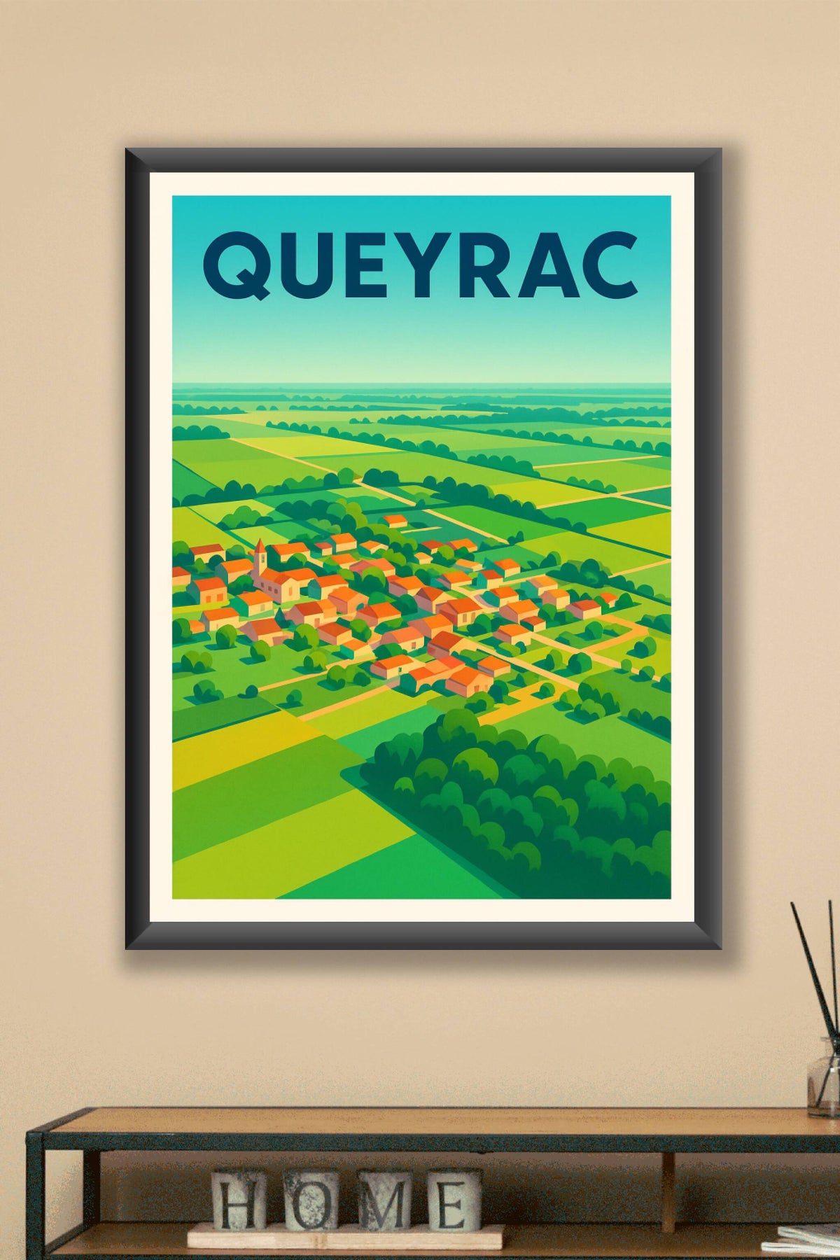 Affiche de Queyrac - Charme bucolique en perspective