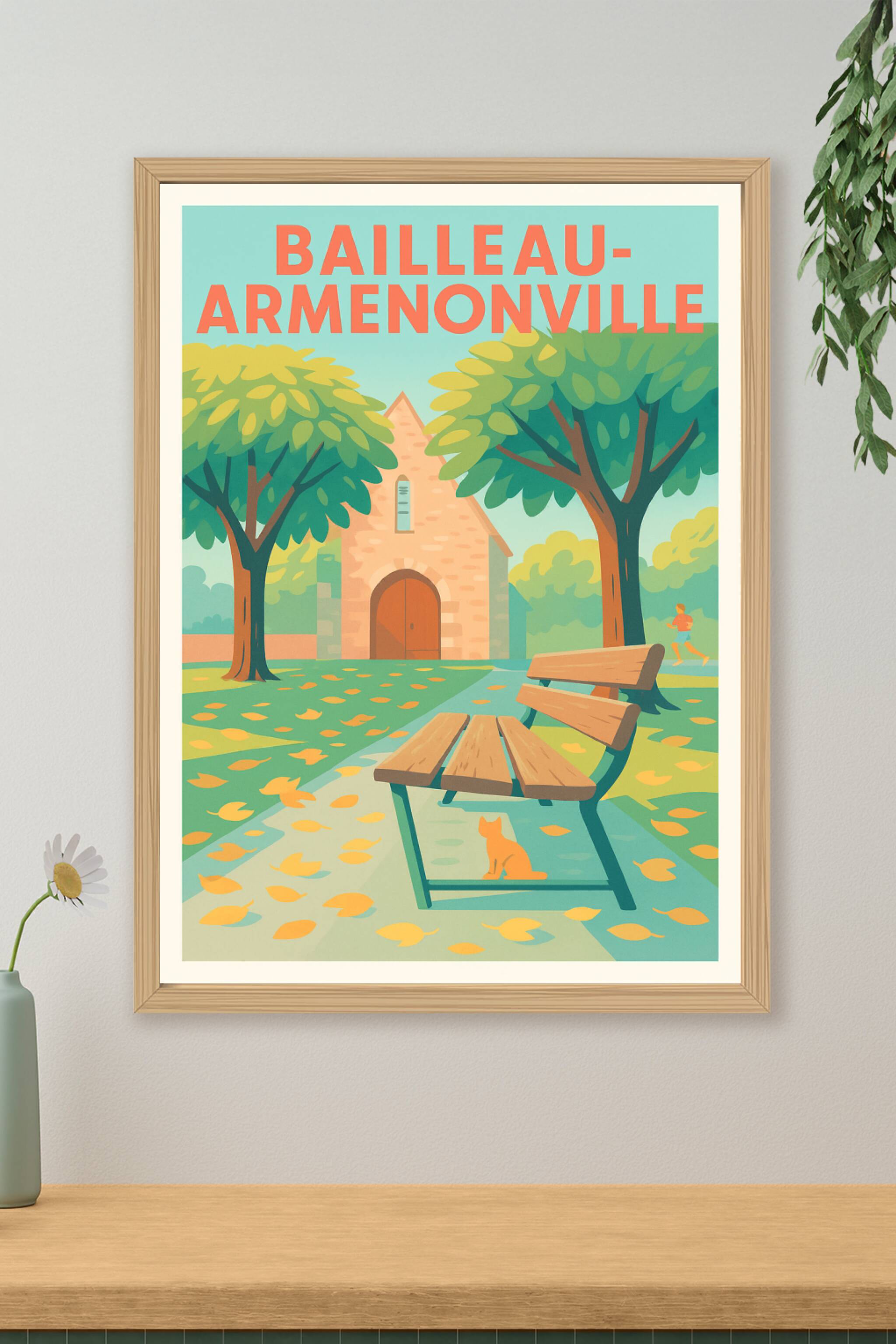 Affiche de Bailleau-Armenonville - Un havre de paix champêtre