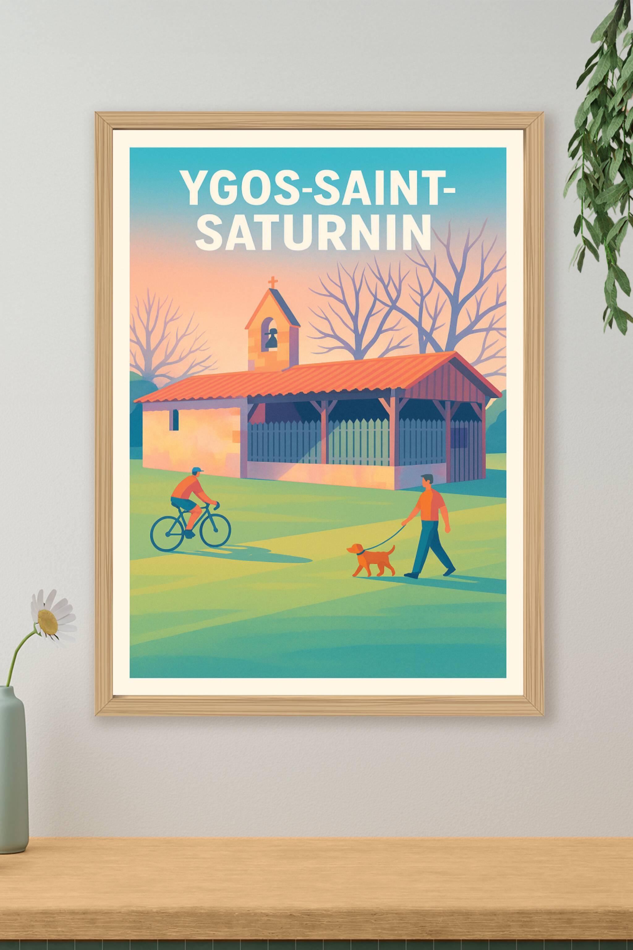Affiche de Ygos-Saint-Saturnin - Charme paisible au cœur du village