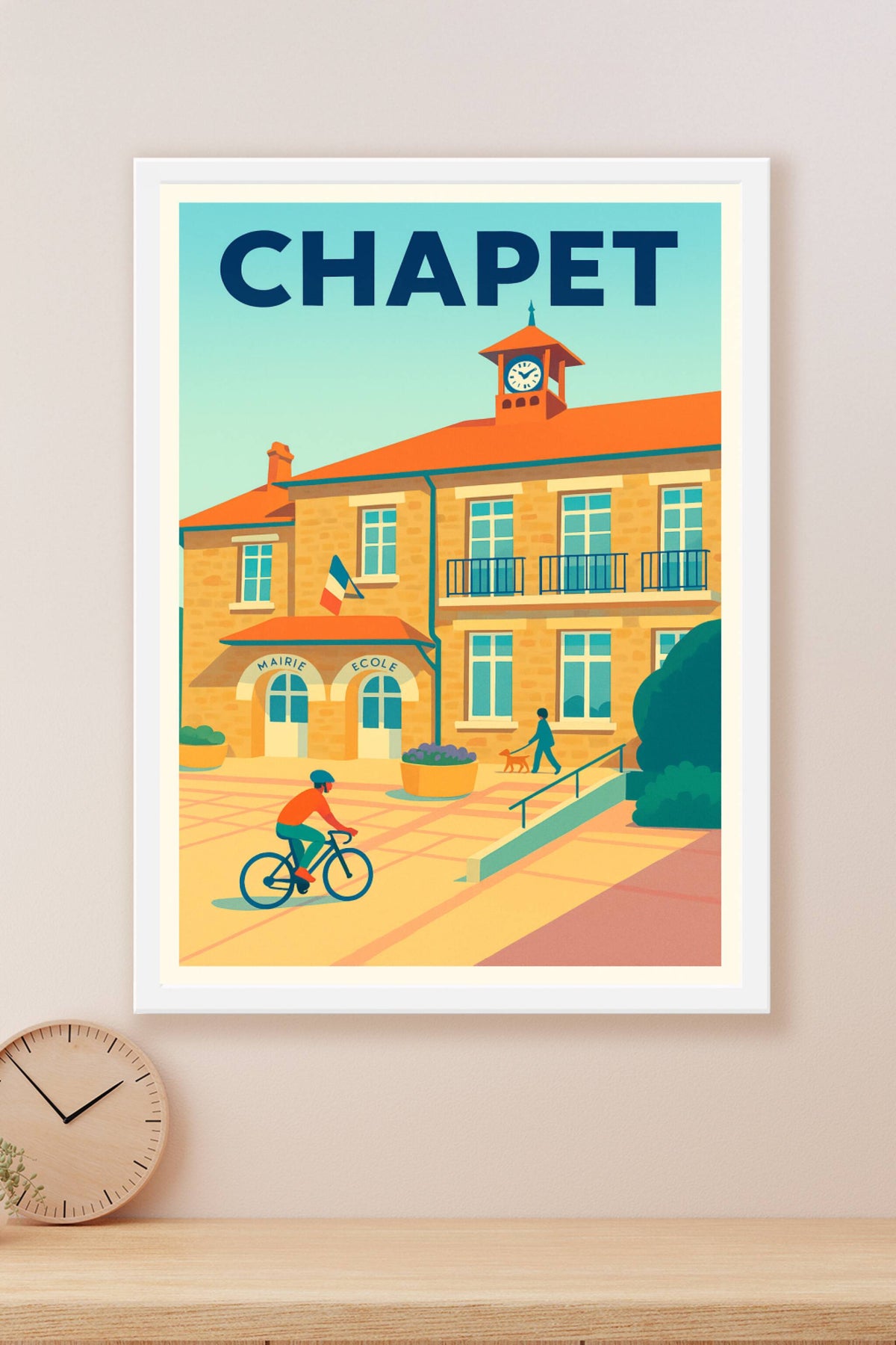 Affiche de Chapet - Charme et quiétude au cœur du village