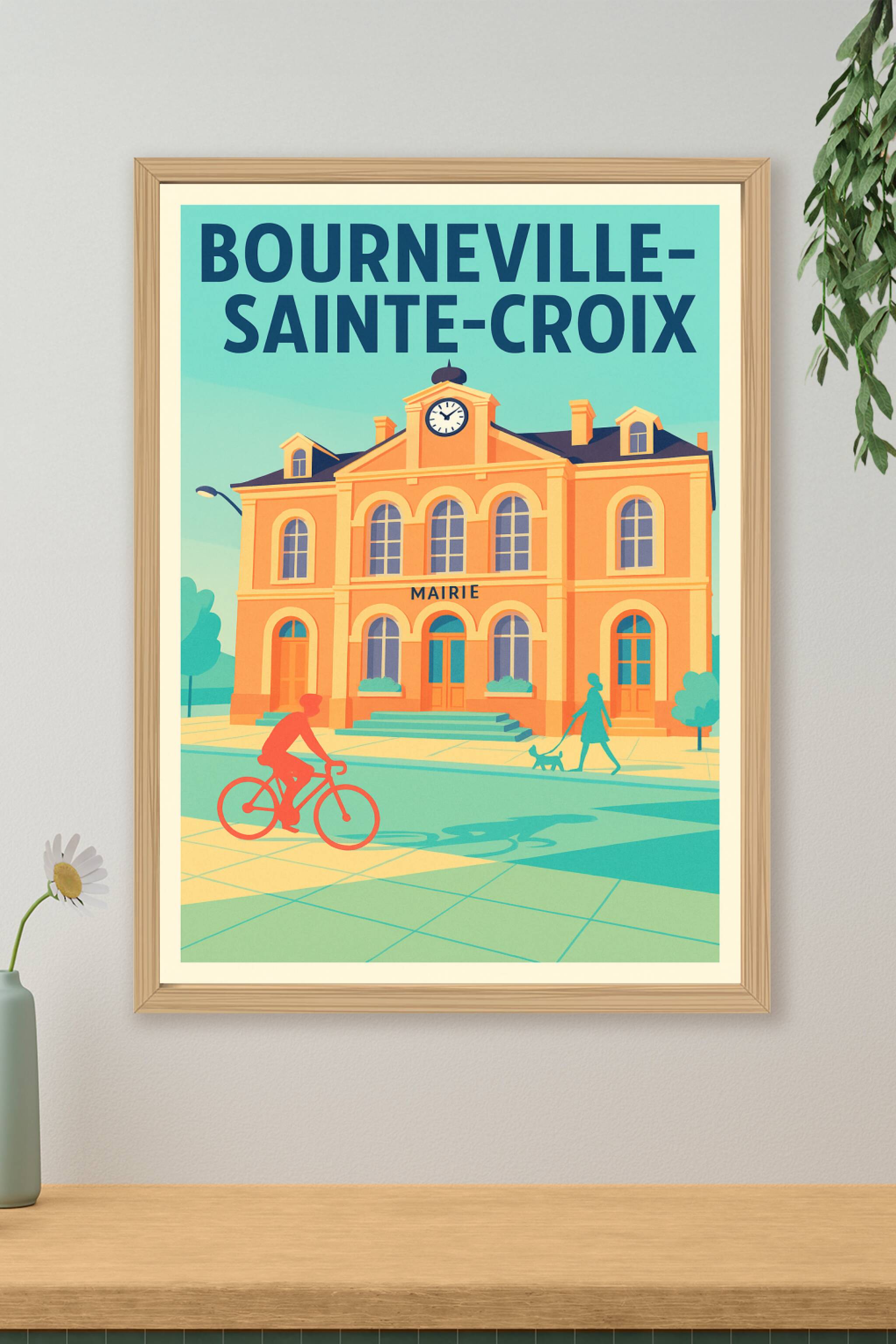 Affiche de Bourneville-Sainte-Croix - Charme et calme au cœur de la mairie