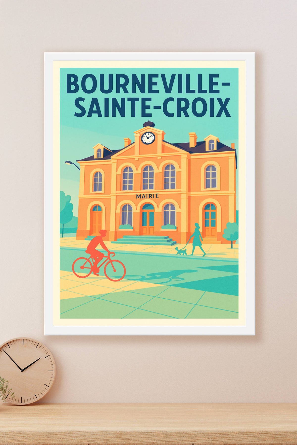 Affiche de Bourneville-Sainte-Croix - Charme et calme au cœur de la mairie