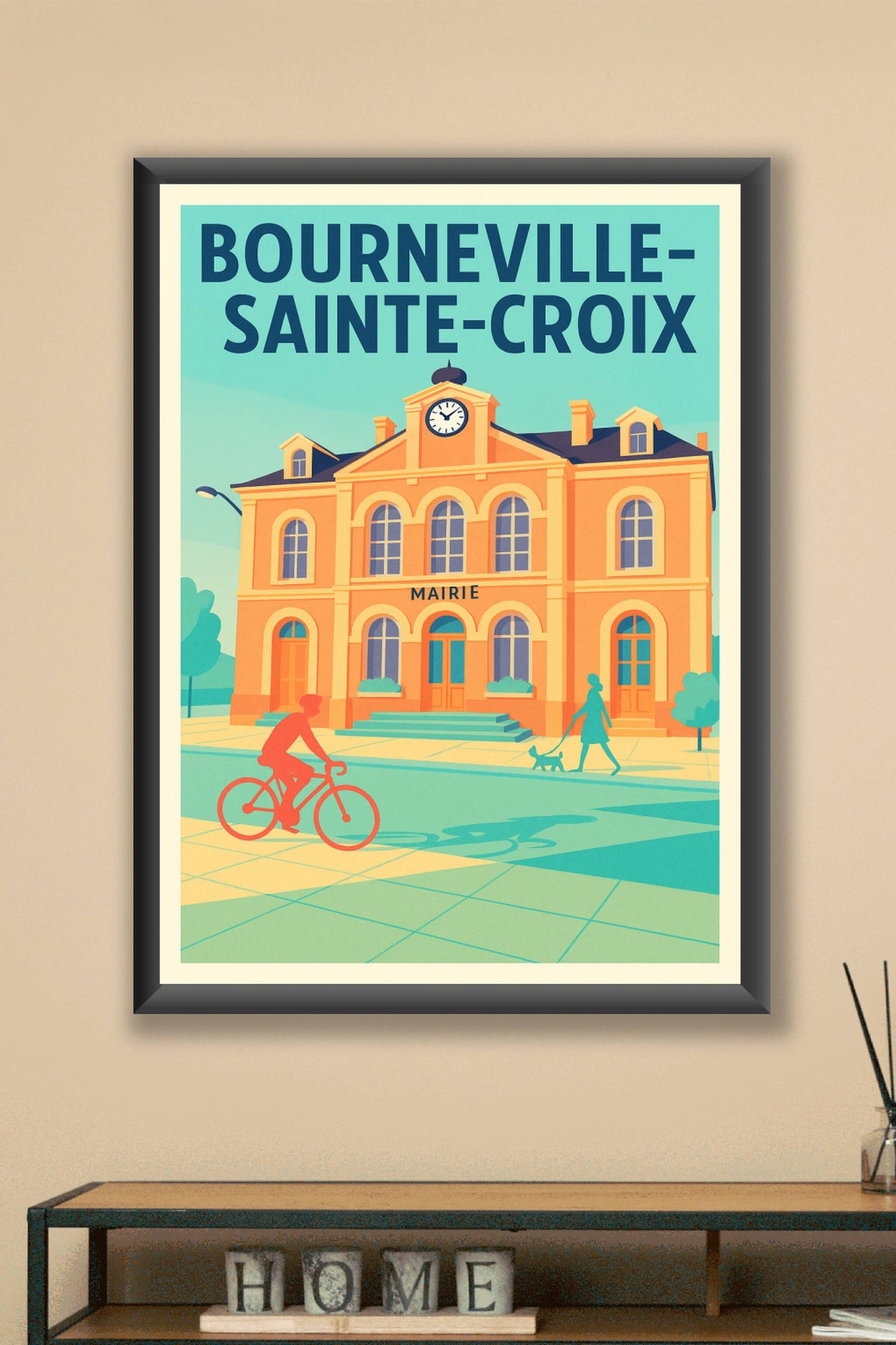 Affiche de Bourneville-Sainte-Croix - Charme et calme au cœur de la mairie