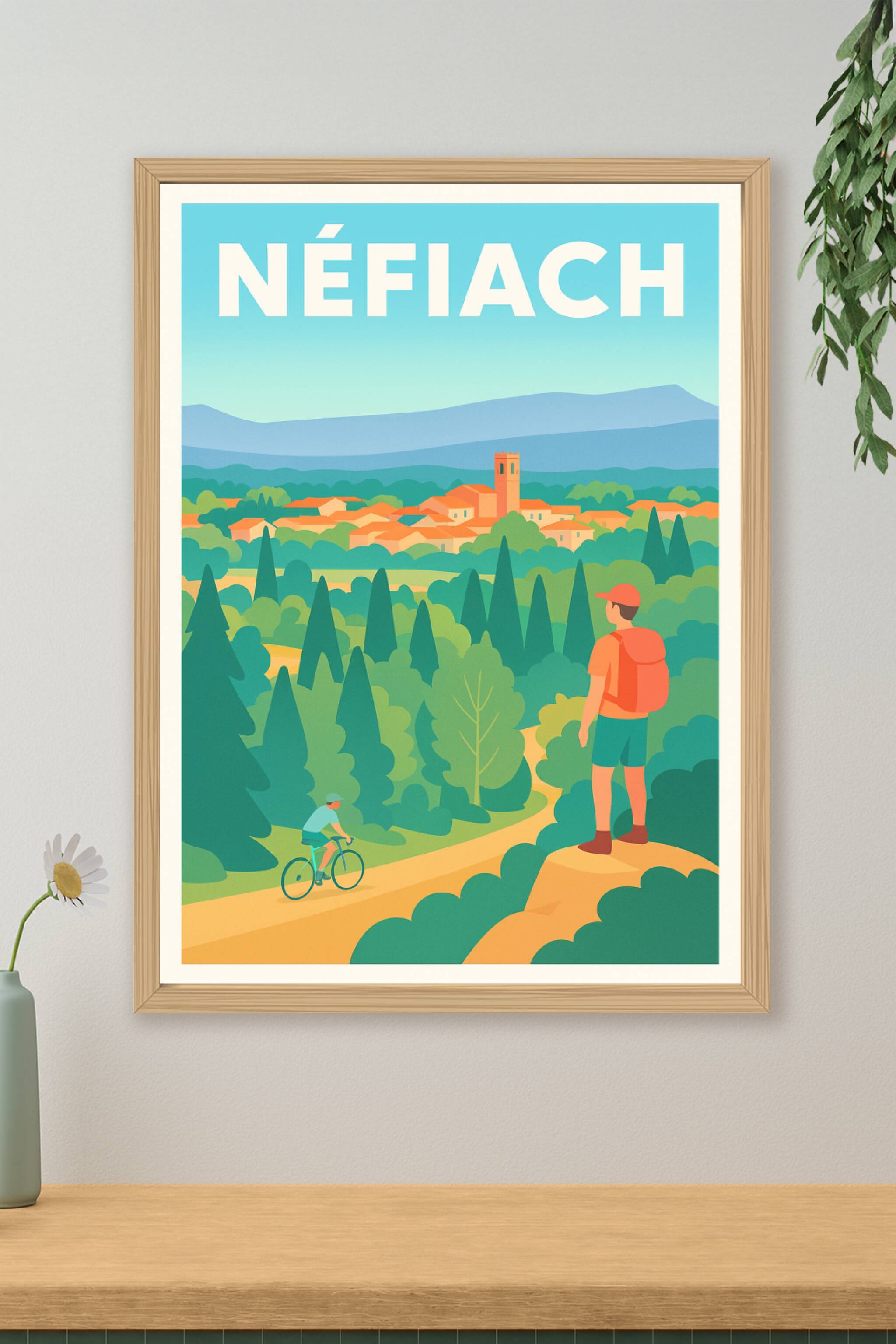 Affiche de Néfiach - Échappée nature au cœur du Pays Catalan