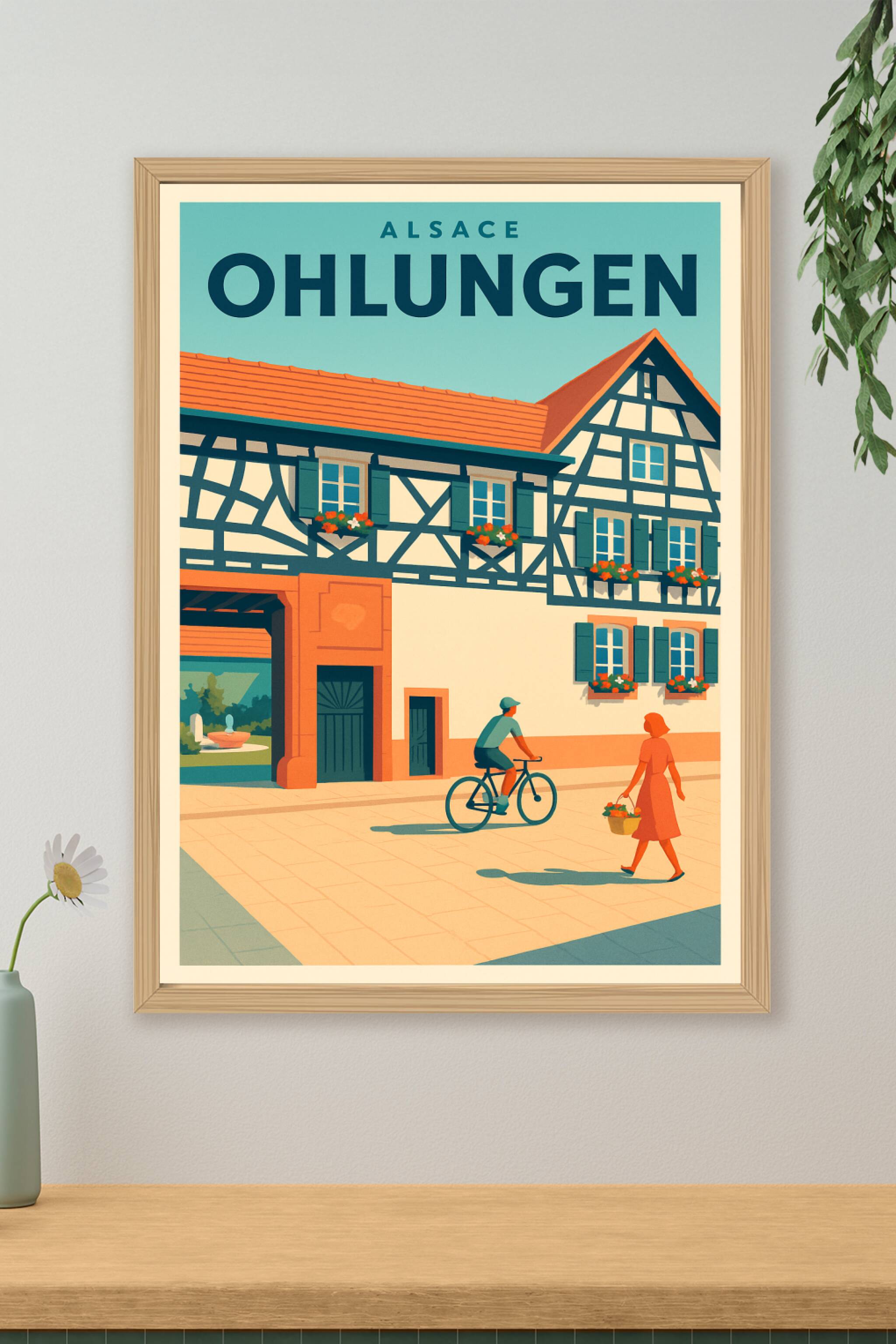 Affiche de Ohlungen - Charme d'Alsace au fil des rues