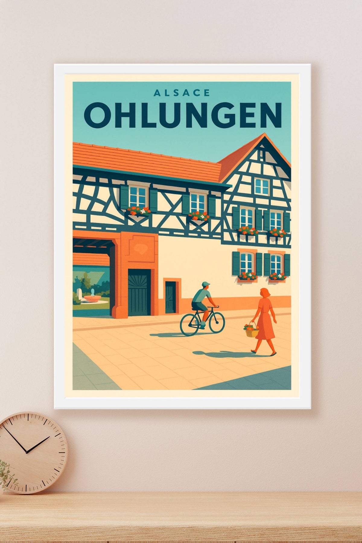 Affiche de Ohlungen - Charme d'Alsace au fil des rues