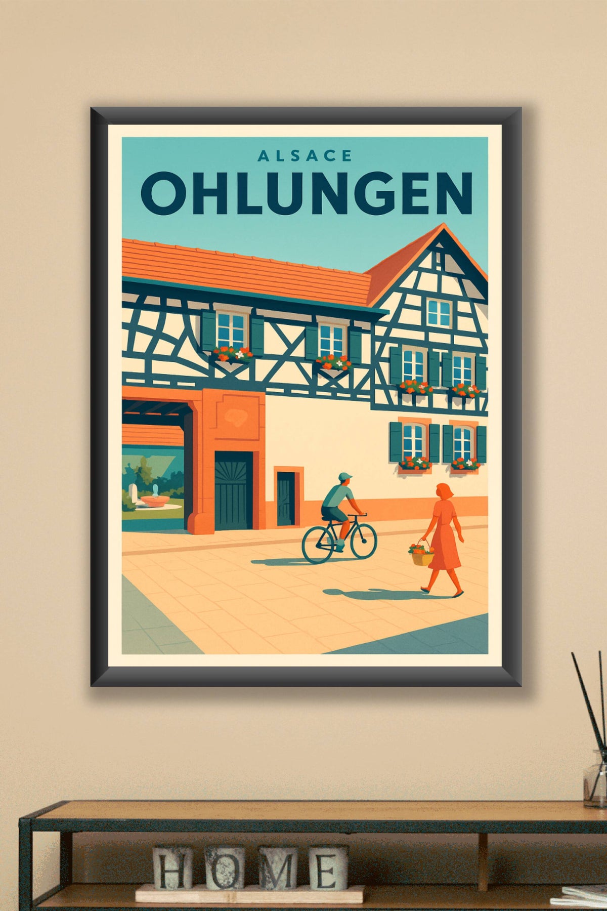 Affiche de Ohlungen - Charme d'Alsace au fil des rues