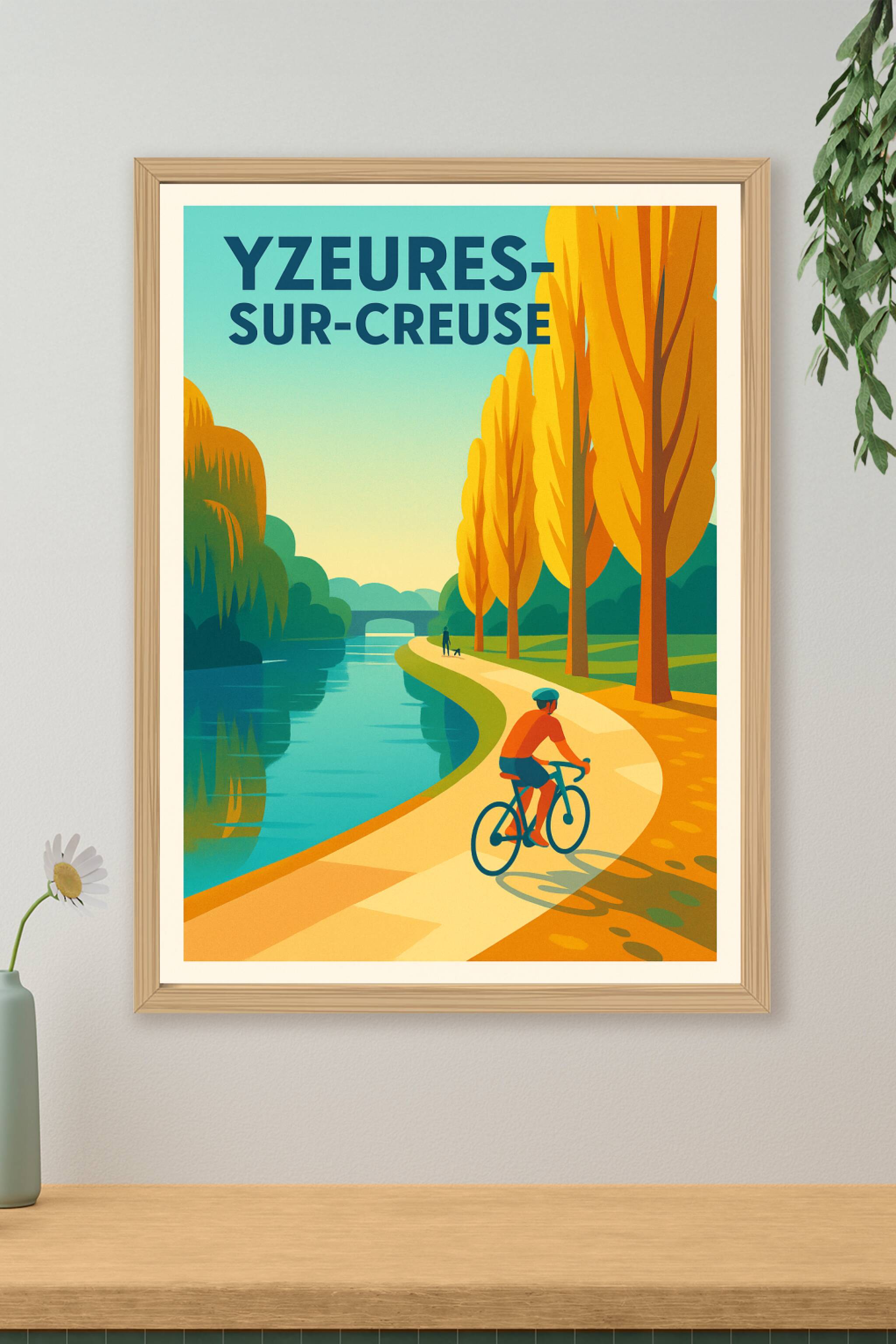 Affiche de Yzeures-sur-Creuse - Escapade nature au fil de l'eau
