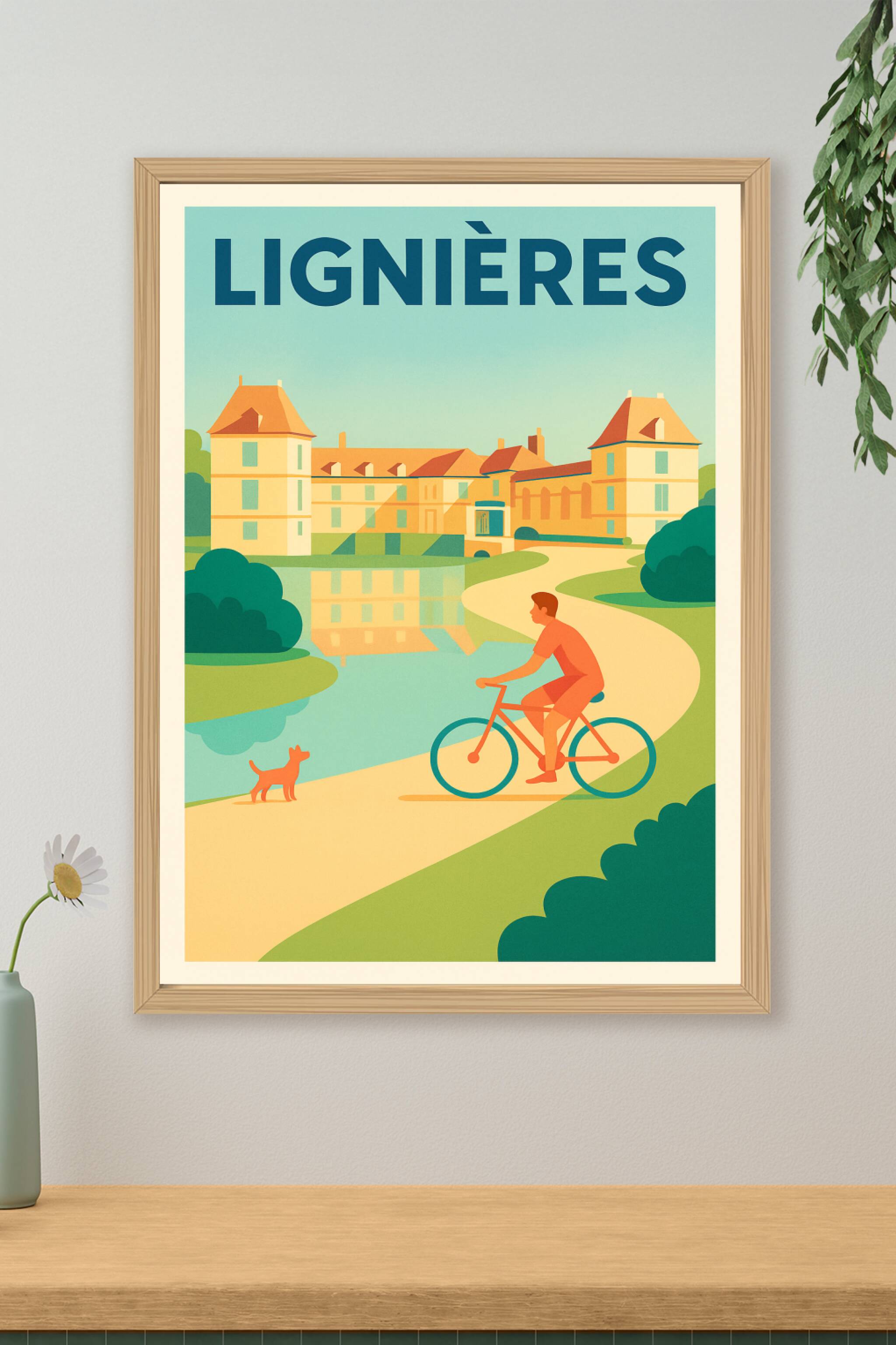 Affiche de Lignières - Balade bucolique au cœur du patrimoine