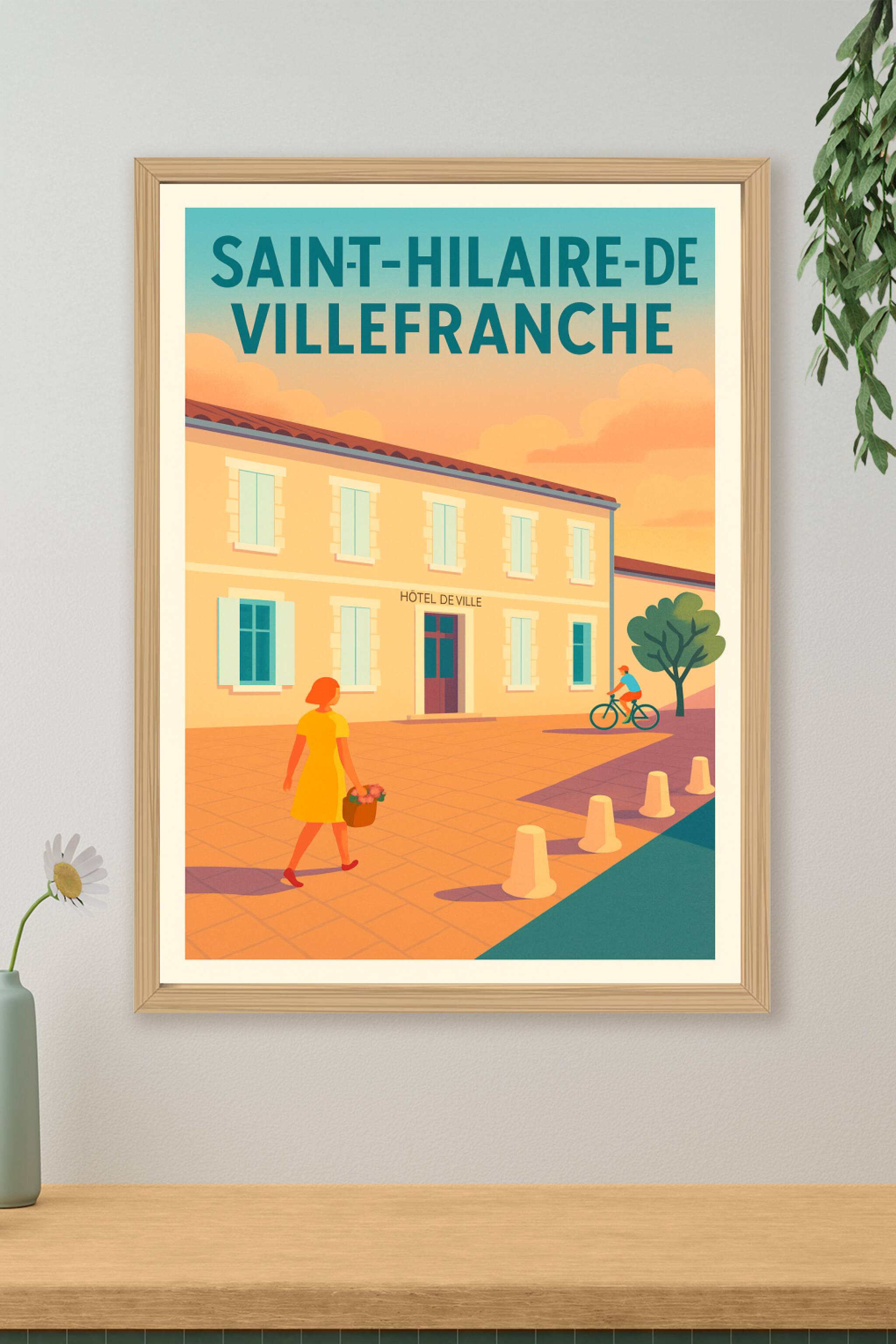 Affiche de Saint-Hilaire-de-Villefranche - Charmante promenade au cœur du village