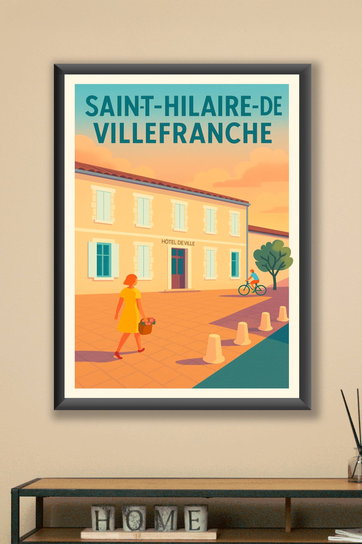 Affiche de Saint-Hilaire-de-Villefranche - Charmante promenade au cœur du village