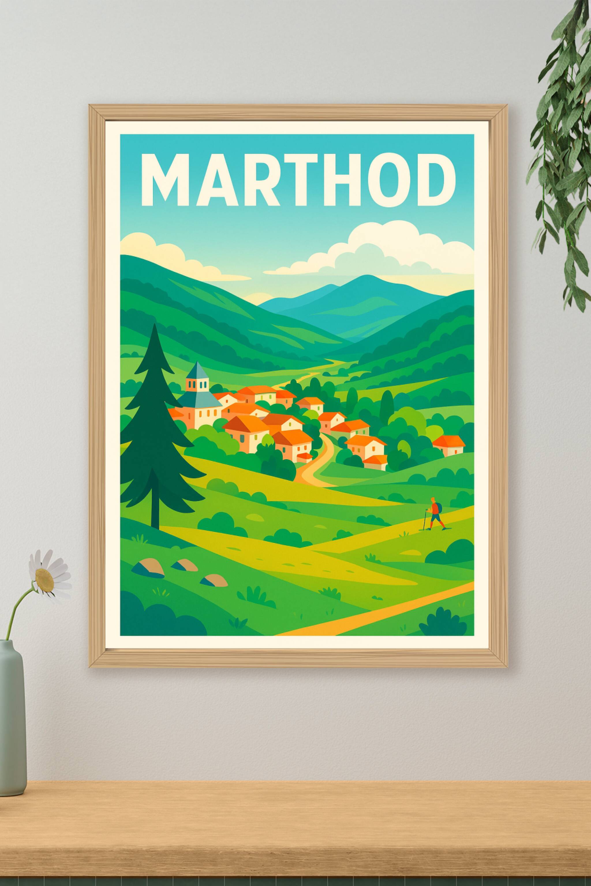Affiche de Marthod - Évasion au cœur de la nature savoyarde