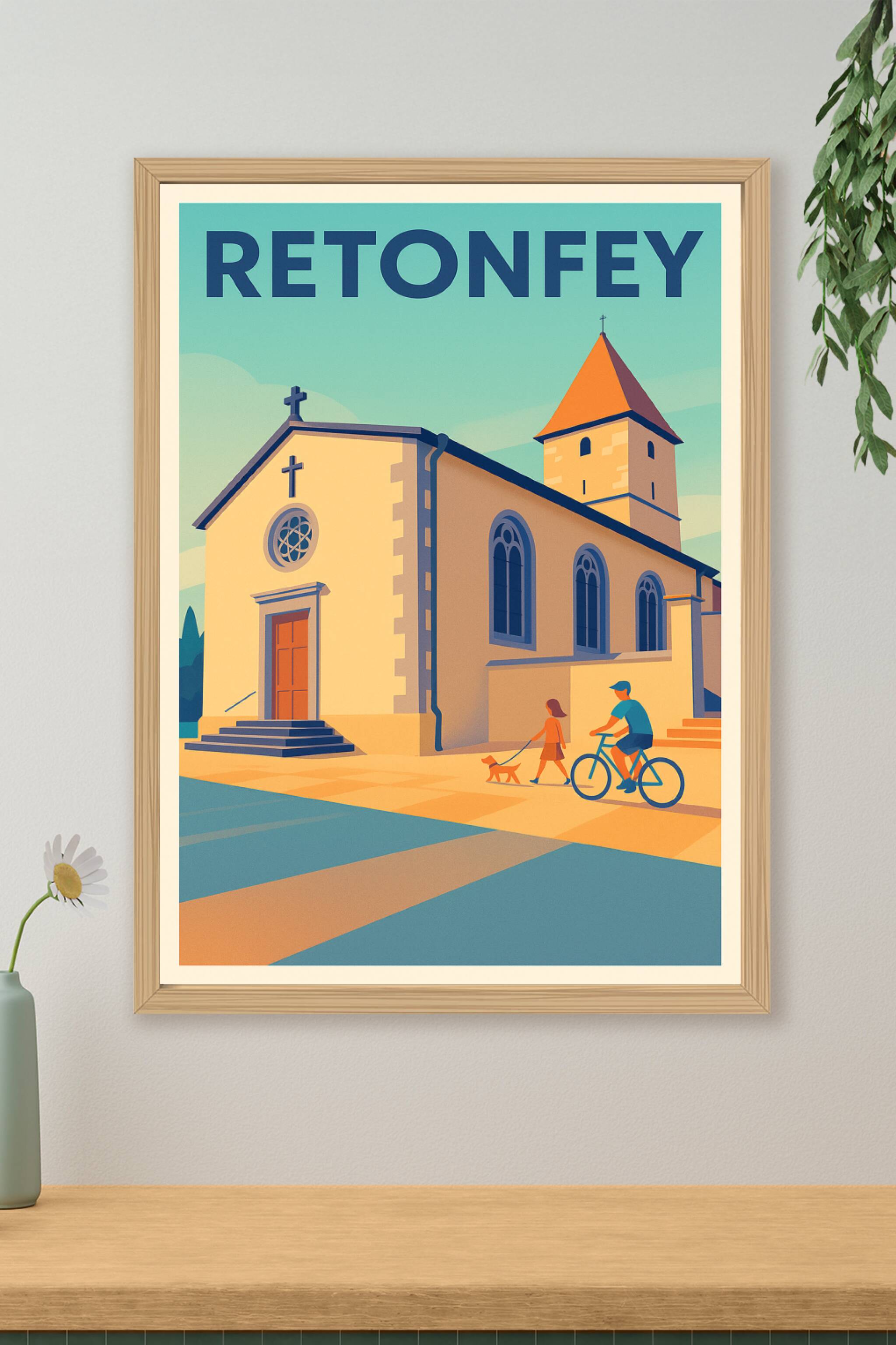 Affiche de Retonfey - Tranquillité et charme au cœur du village