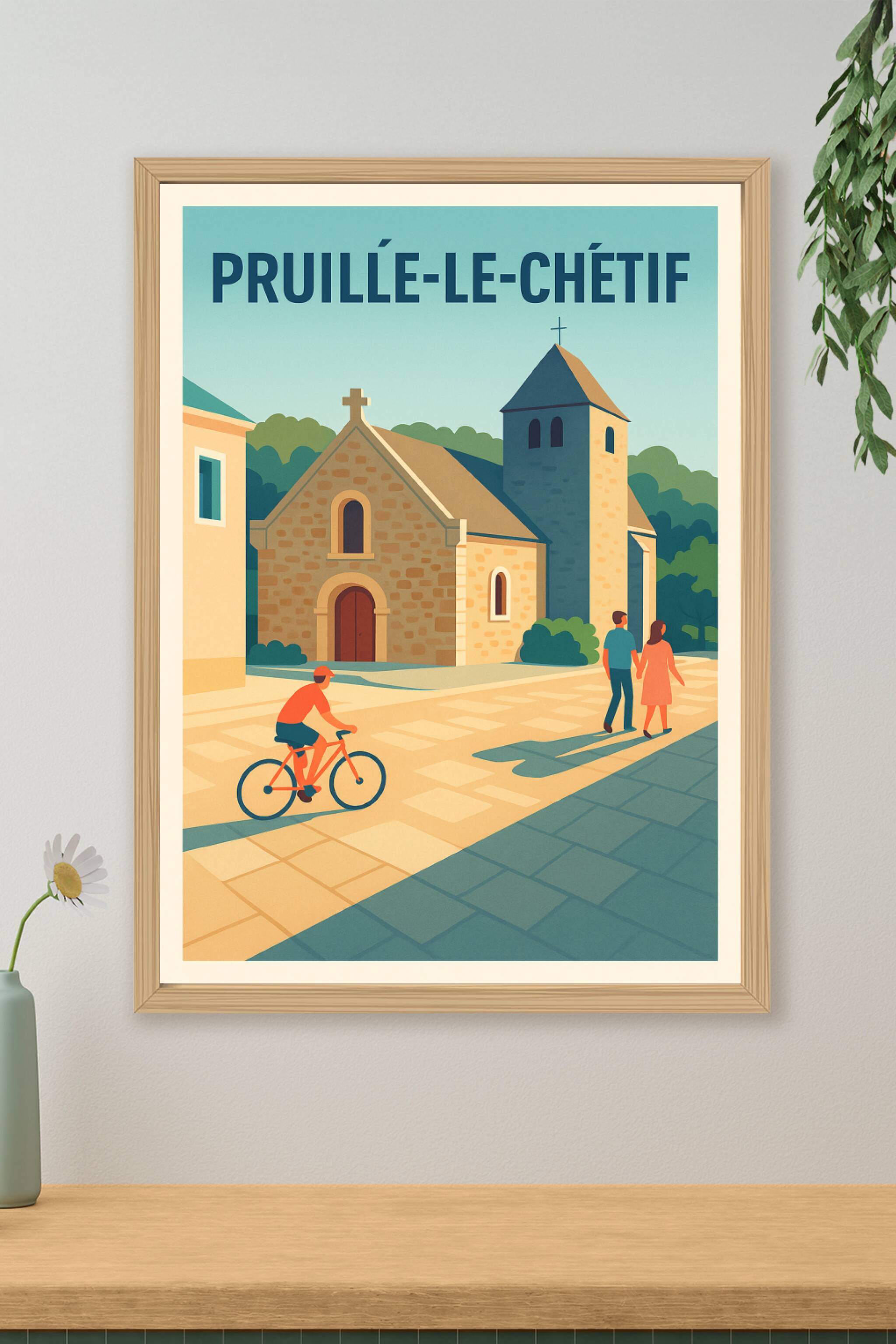Affiche de Pruillé-le-Chétif - Charme et sérénité à l’ombre de l’église