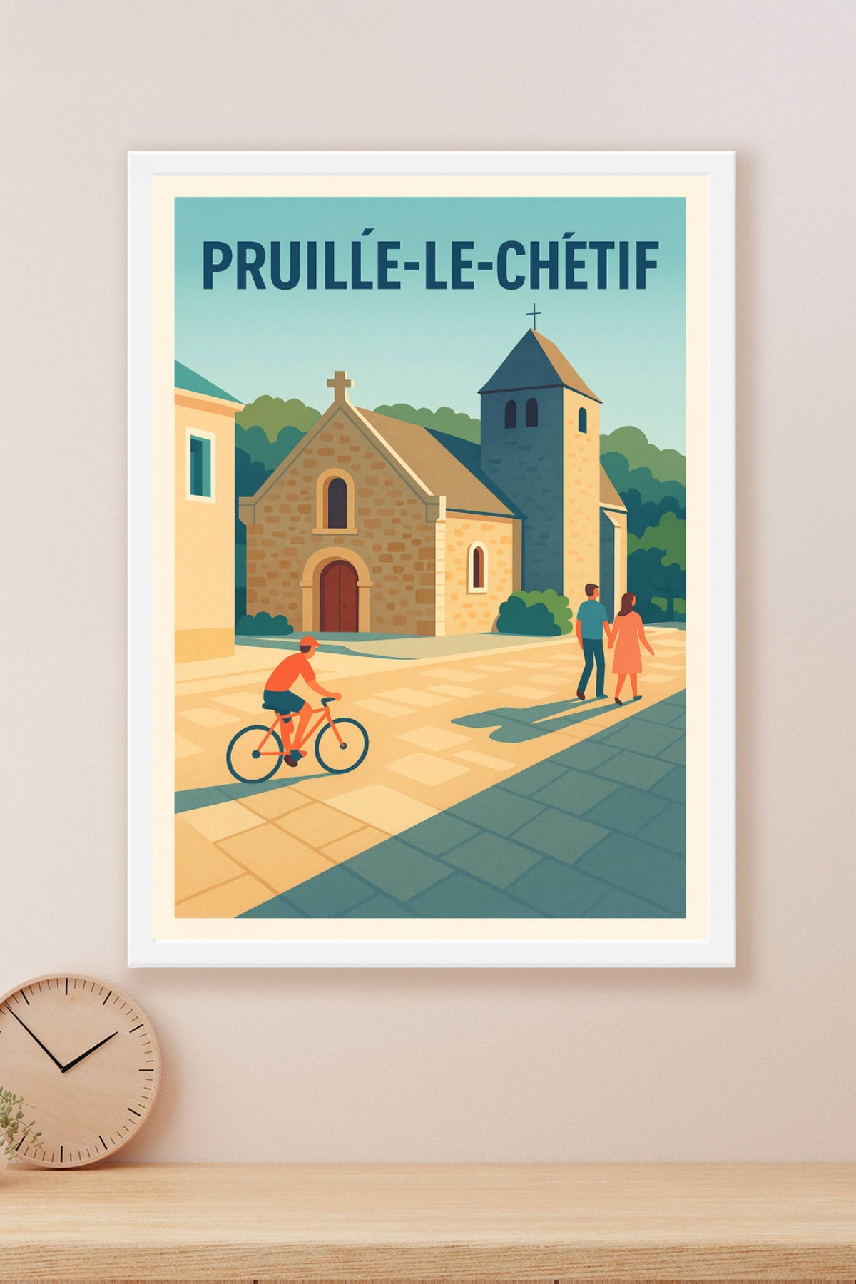 Affiche de Pruillé-le-Chétif - Charme et sérénité à l’ombre de l’église