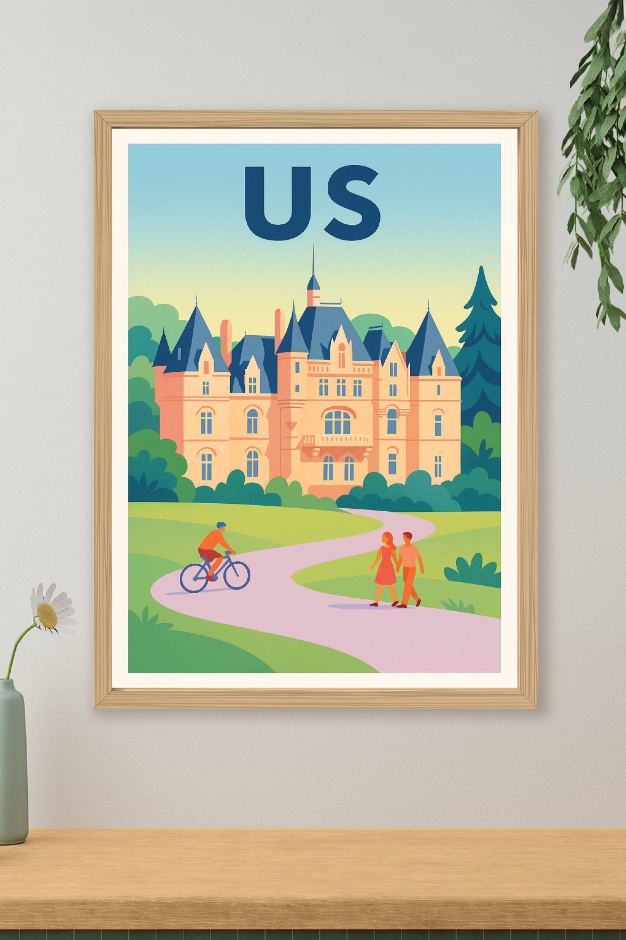 Affiche de Us - Charme et élégance au cœur du domaine