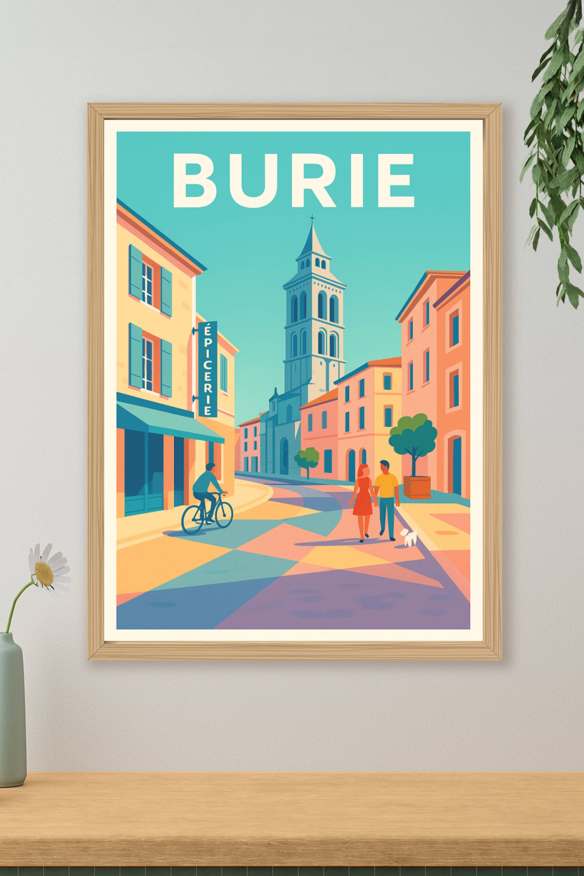 Affiche de Burie - Promenade au cœur du village charmant