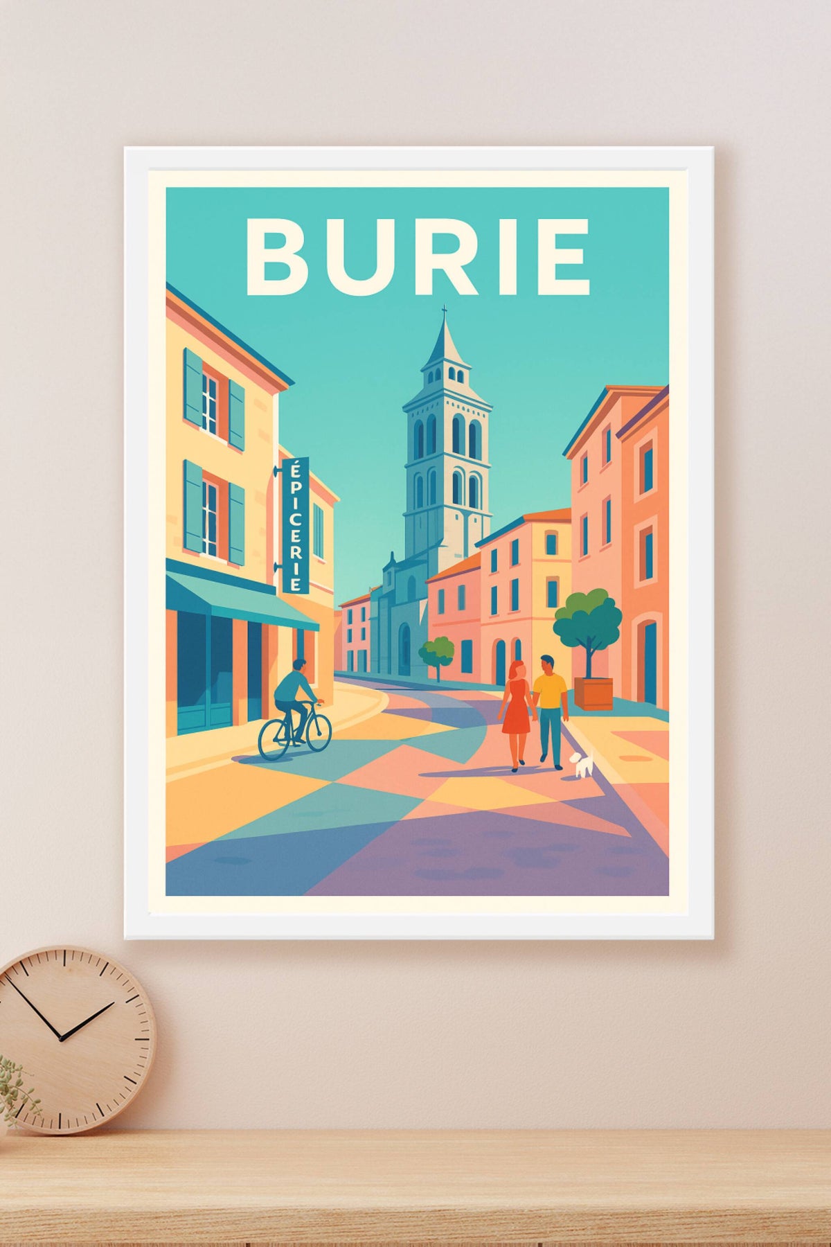 Affiche de Burie - Promenade au cœur du village charmant