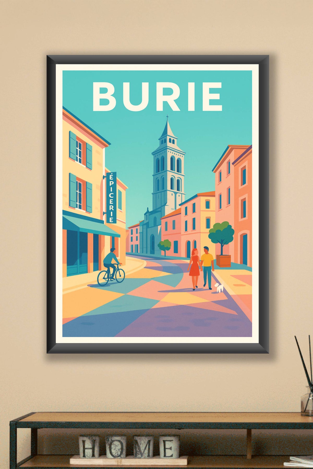 Affiche de Burie - Promenade au cœur du village charmant