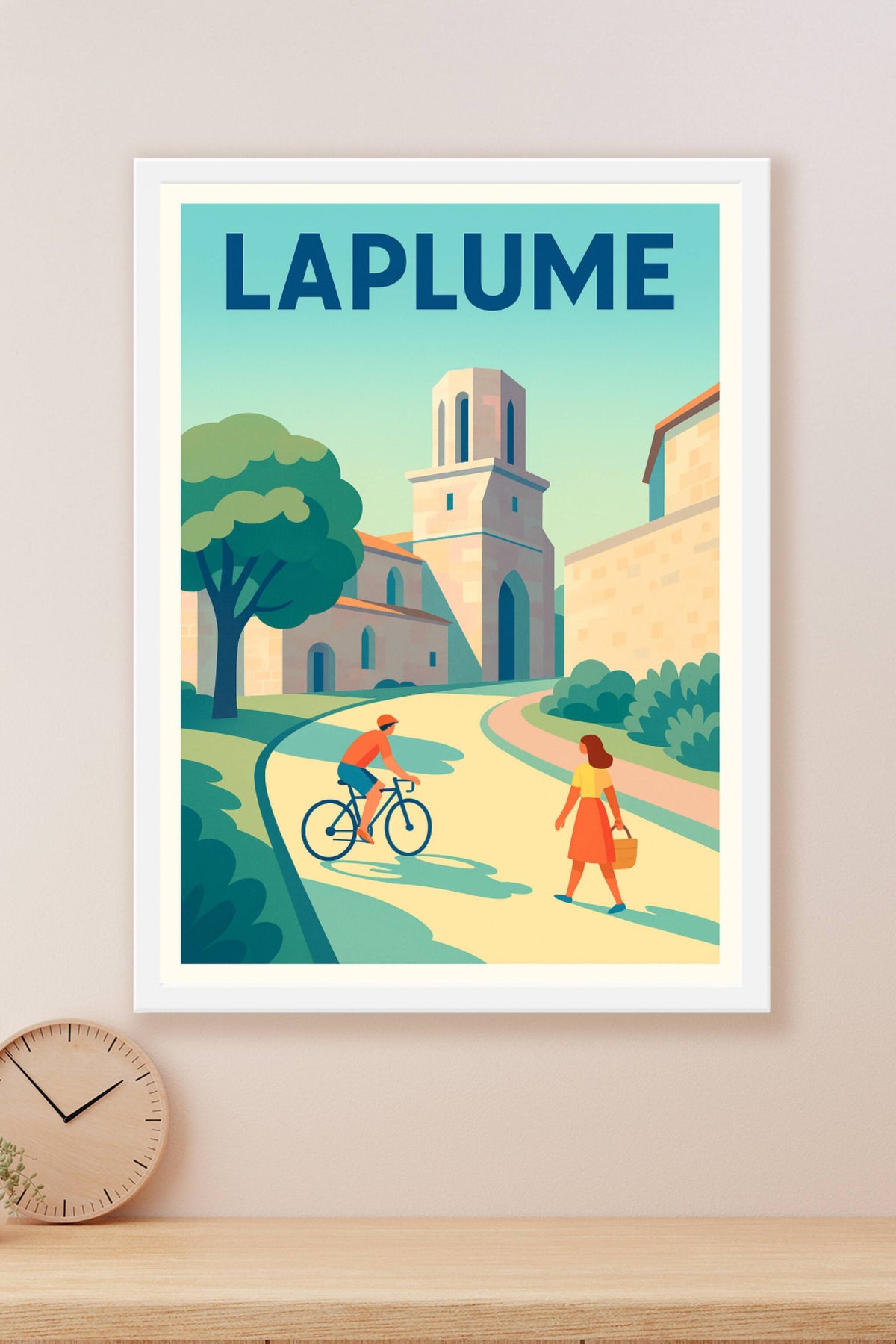 Affiche de Laplume - Douceur de vie au cœur du village