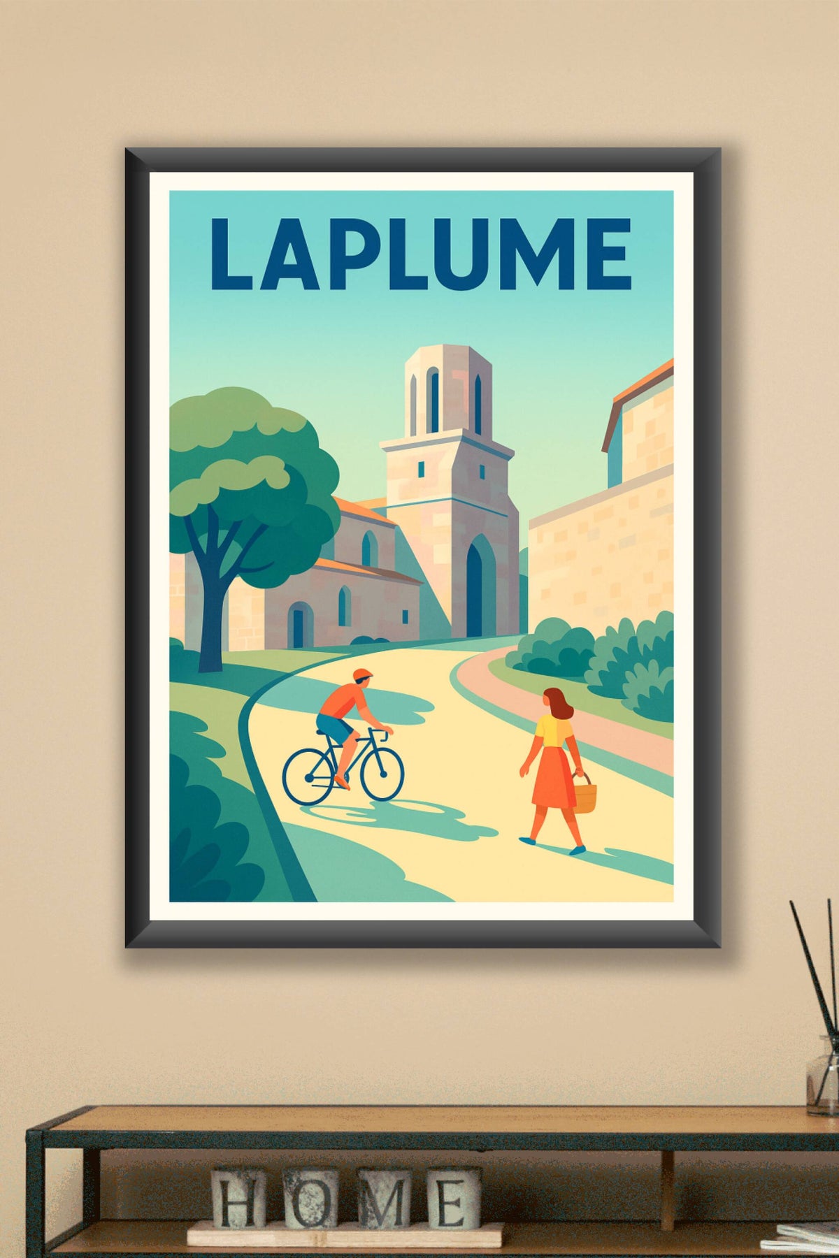 Affiche de Laplume - Douceur de vie au cœur du village