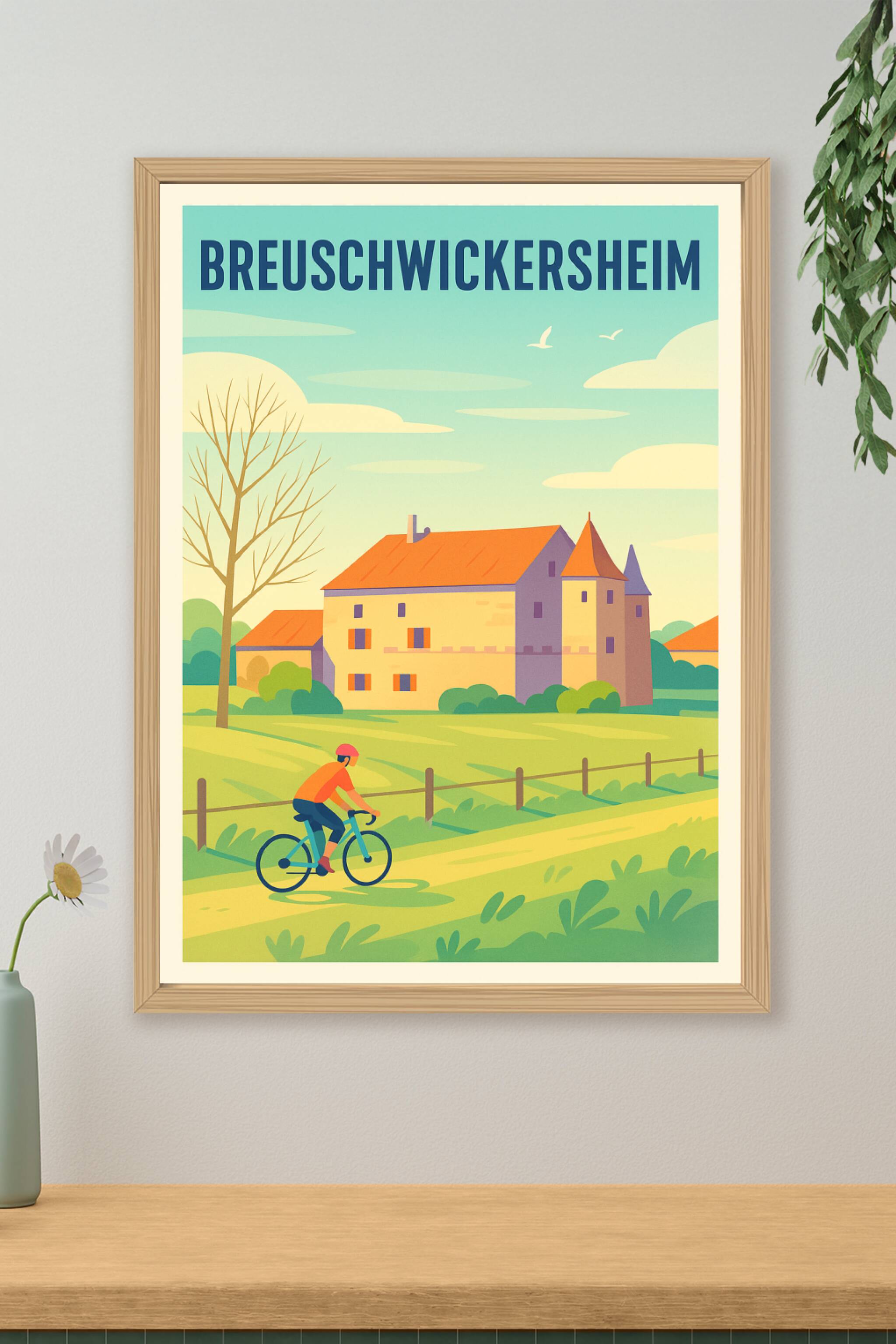 Affiche de Breuschwickersheim - Charme champêtre et douceur de vie