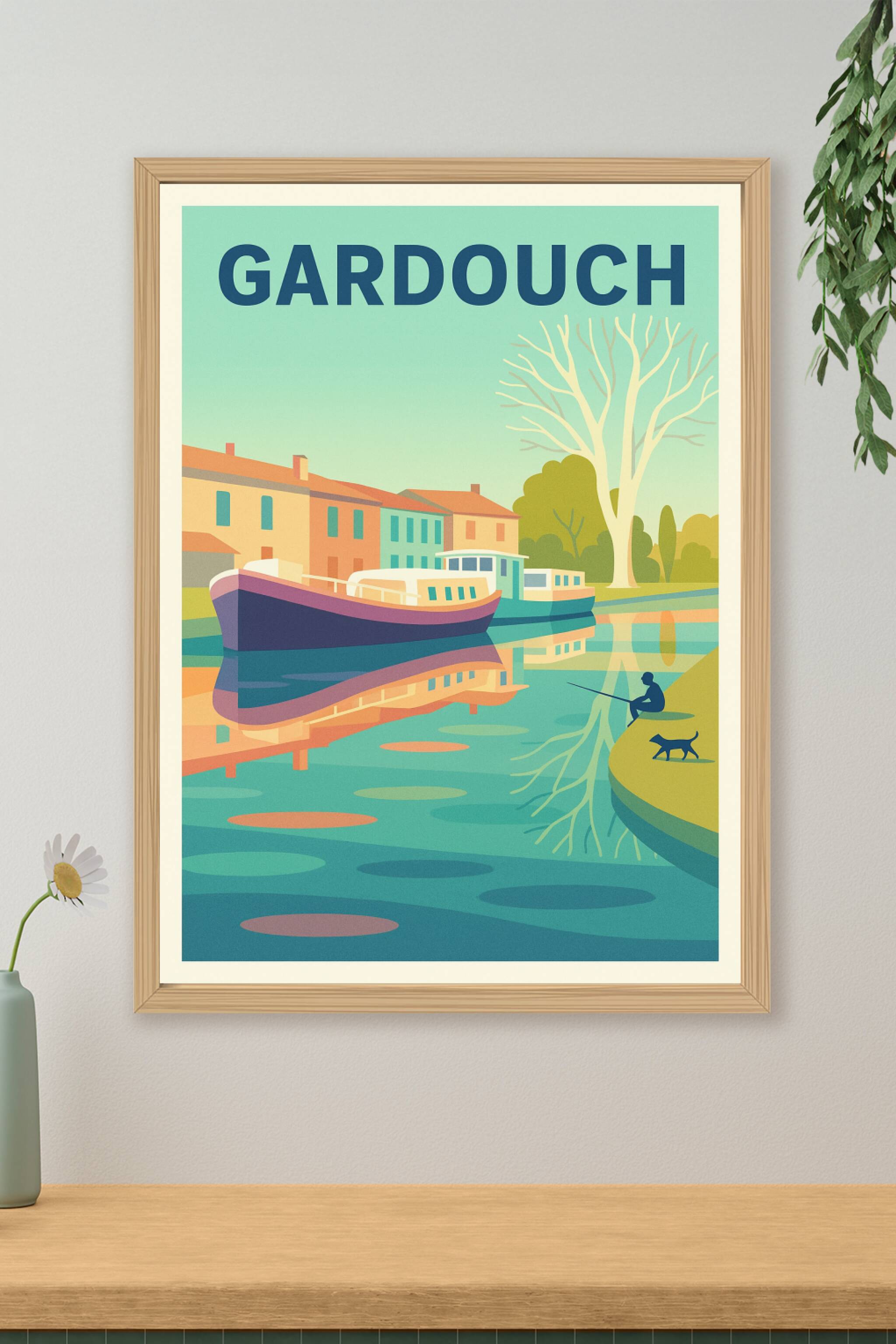 Affiche de Gardouch - Sérénité au fil de l'eau