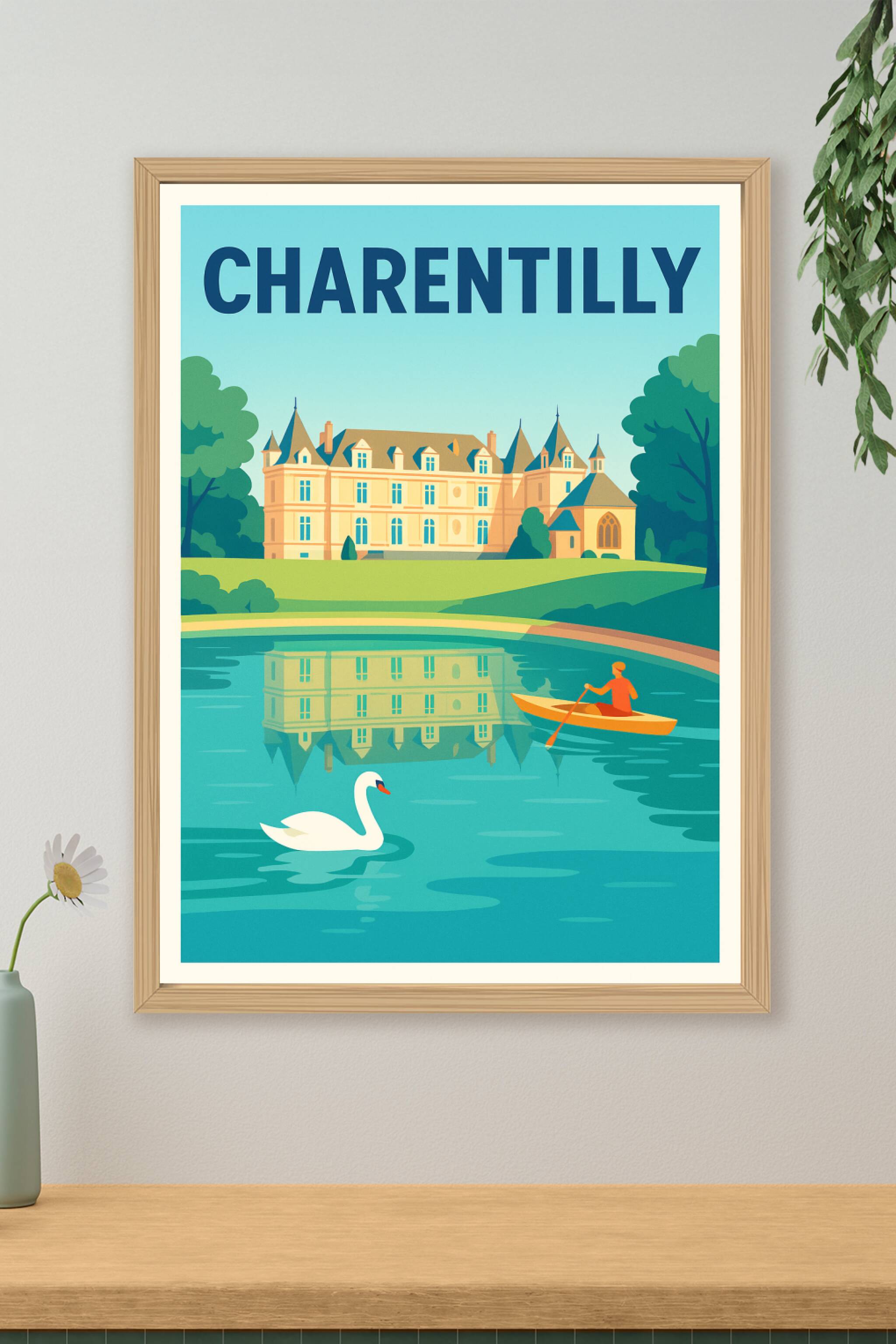 Affiche de Charentilly - Élégance et Sérénité au Château