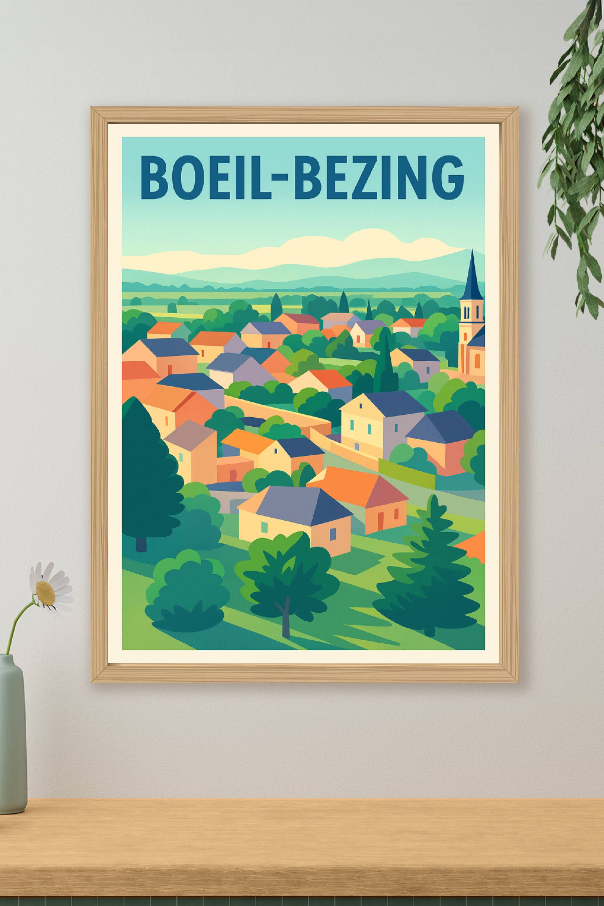 Affiche de Boeil-Bezing - Charme bucolique et nature apaisante