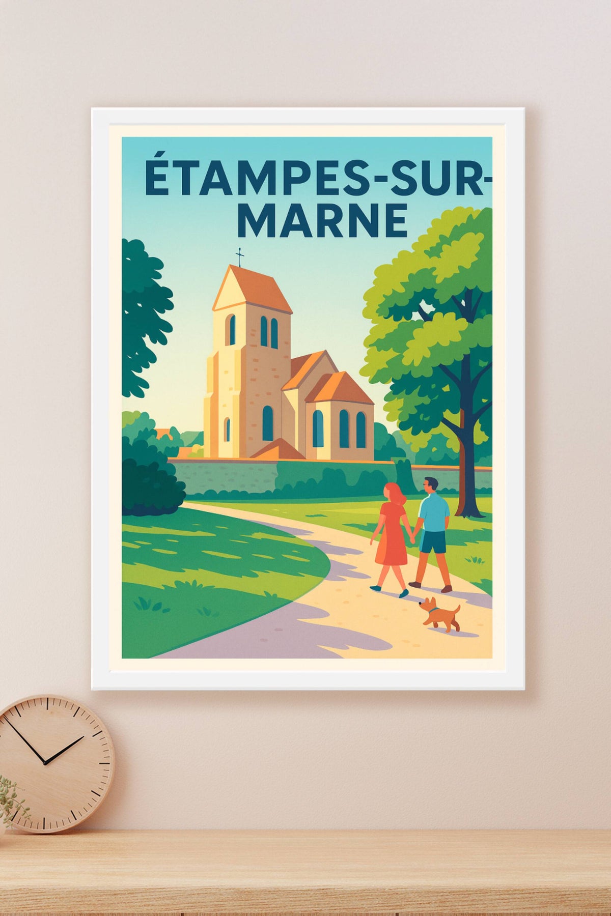 Affiche de Étampes-sur-Marne - Promenade bucolique au cœur du patrimoine