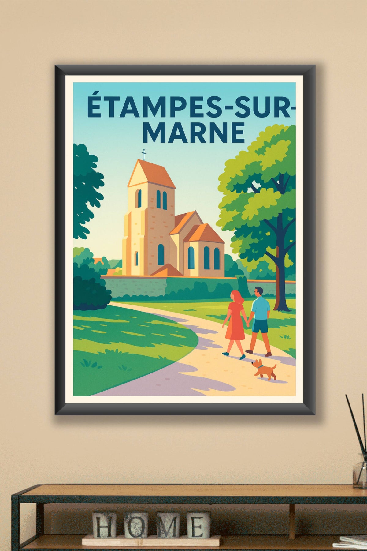 Affiche de Étampes-sur-Marne - Promenade bucolique au cœur du patrimoine