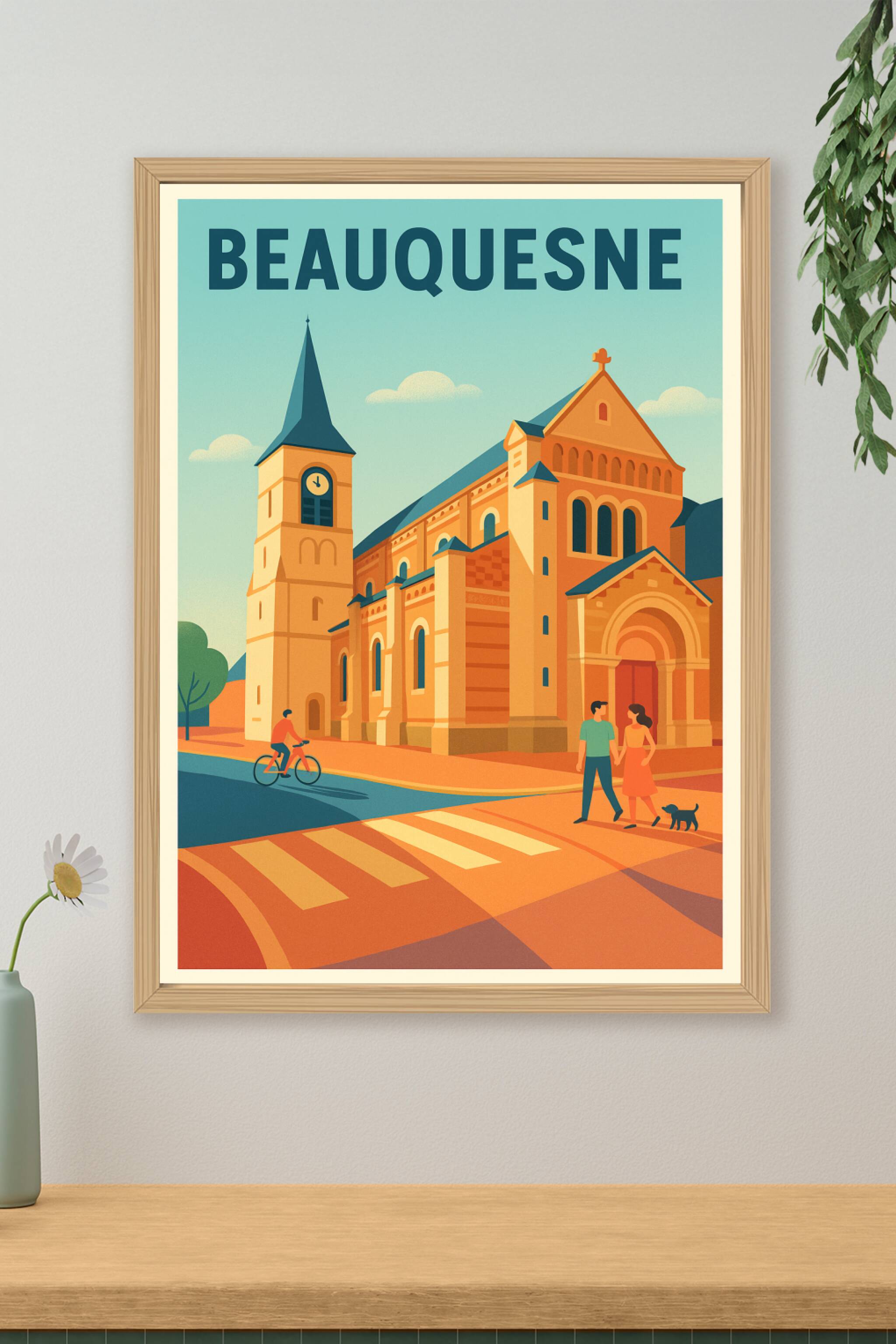 Affiche de Beauquesne - Charme et sérénité au cœur du village