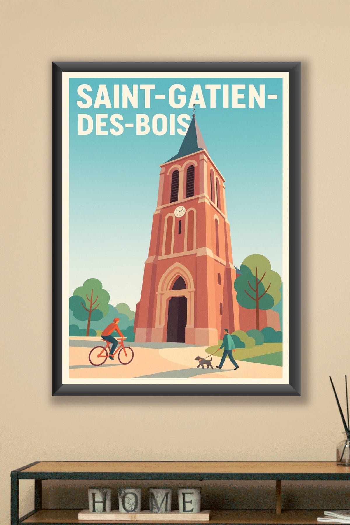 Affiche de Saint-Gatien-des-Bois - Charme intemporel au cœur de la nature