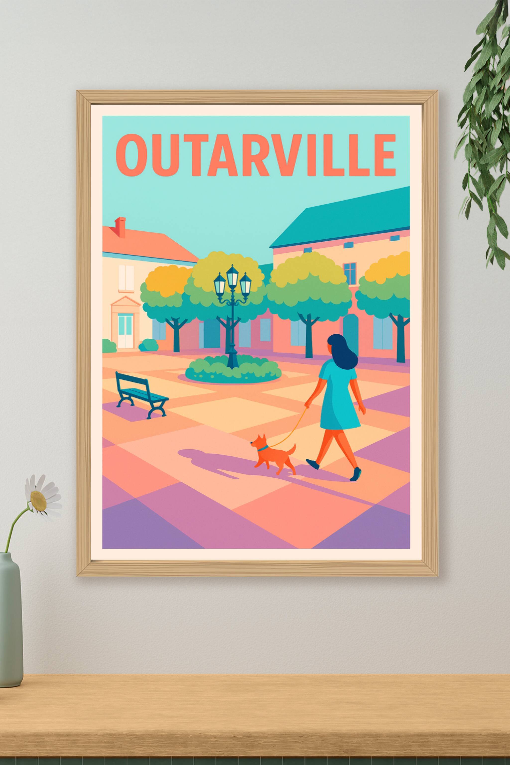 Affiche de Outarville - Balade paisible au cœur du village