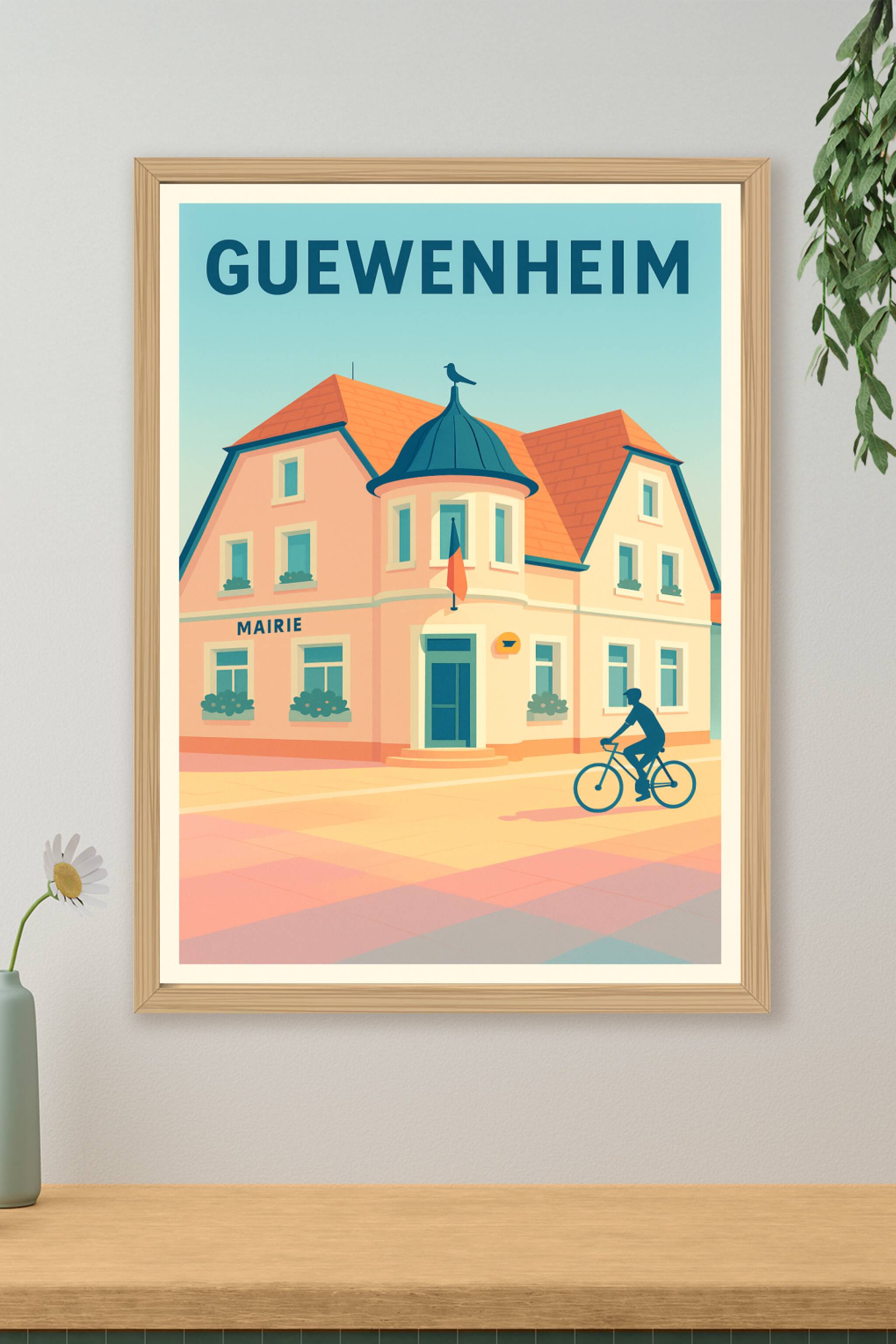 Affiche de Guewenheim - Charme et tranquillité au cœur de l'Alsace
