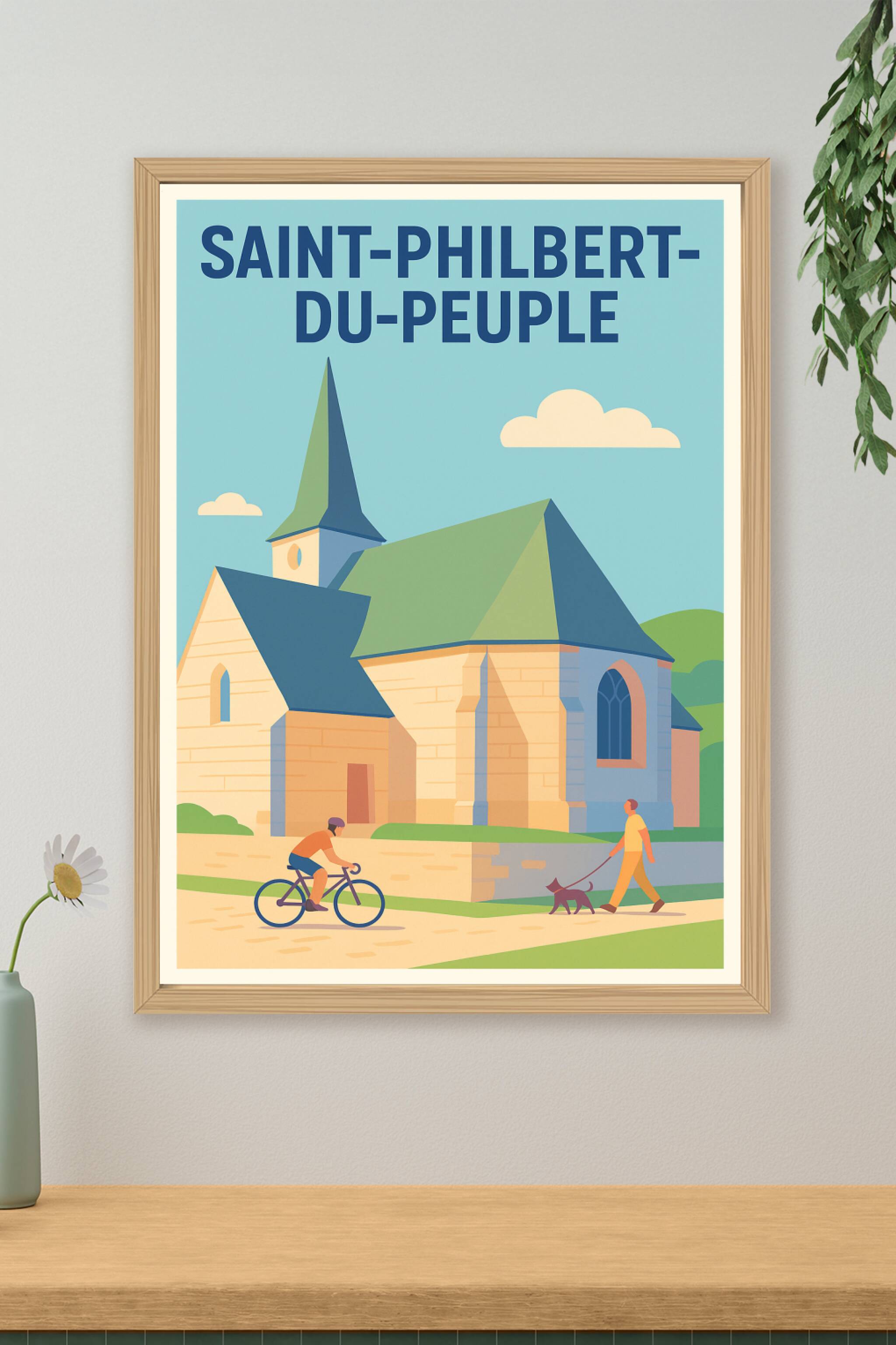 Affiche de Saint-Philbert-du-Peuple - Charme et sérénité au cœur de la campagne