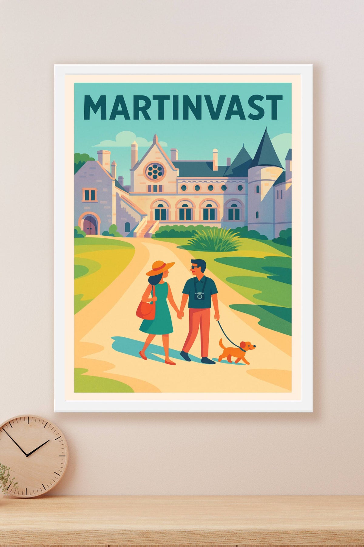 Affiche de Martinvast - Promenade romantique au château
