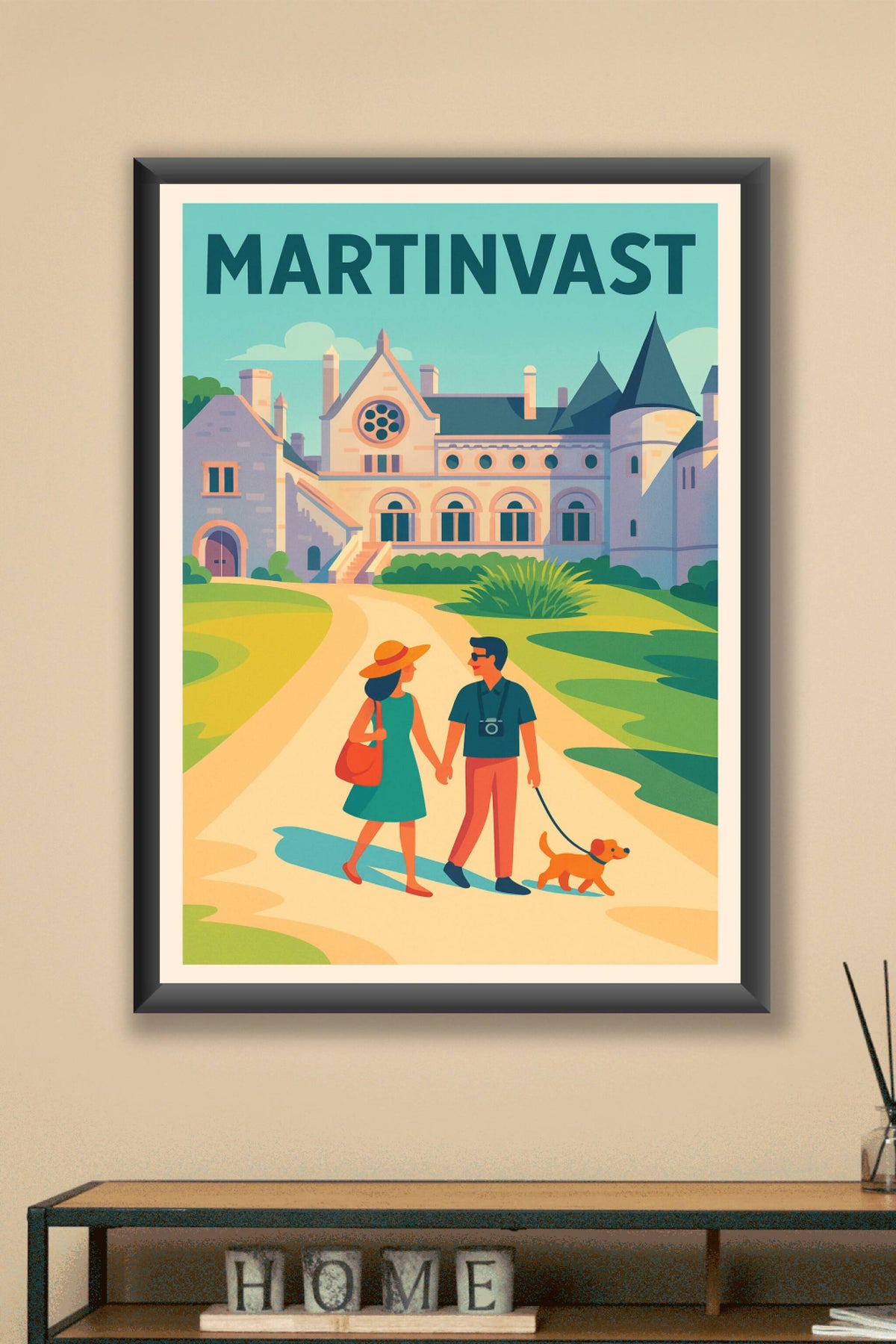 Affiche de Martinvast - Promenade romantique au château