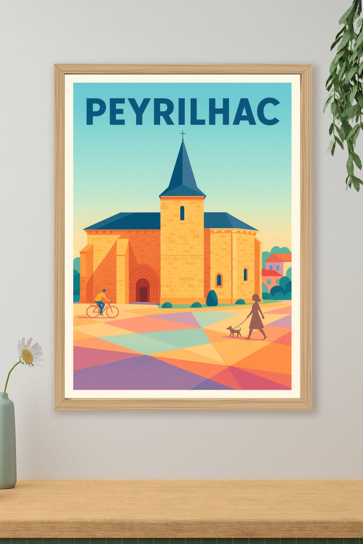 Affiche de Peyrilhac - L'élégance intemporelle au cœur de la ville