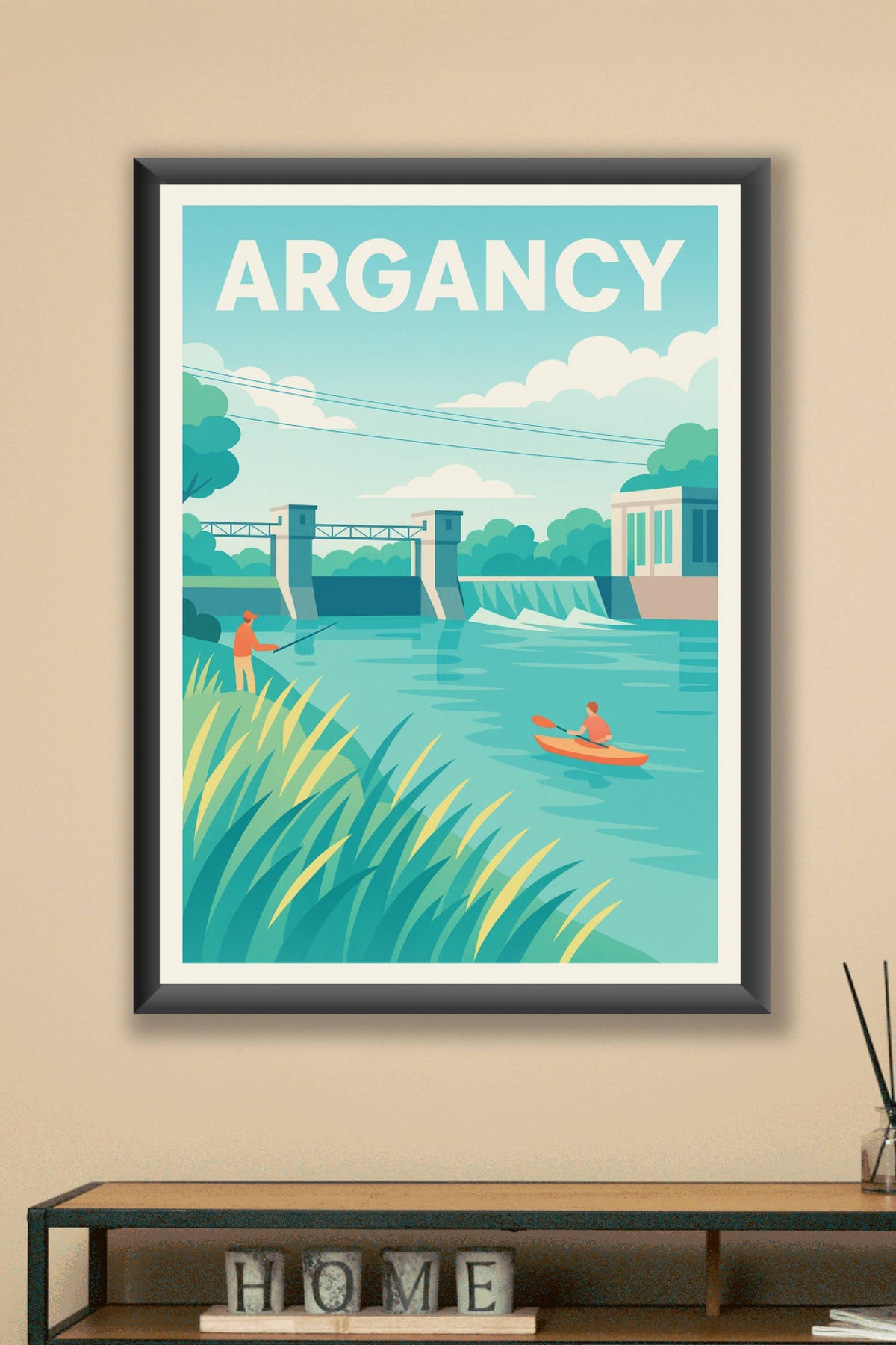 Affiche de Argancy - Escapade paisible au fil de l'eau
