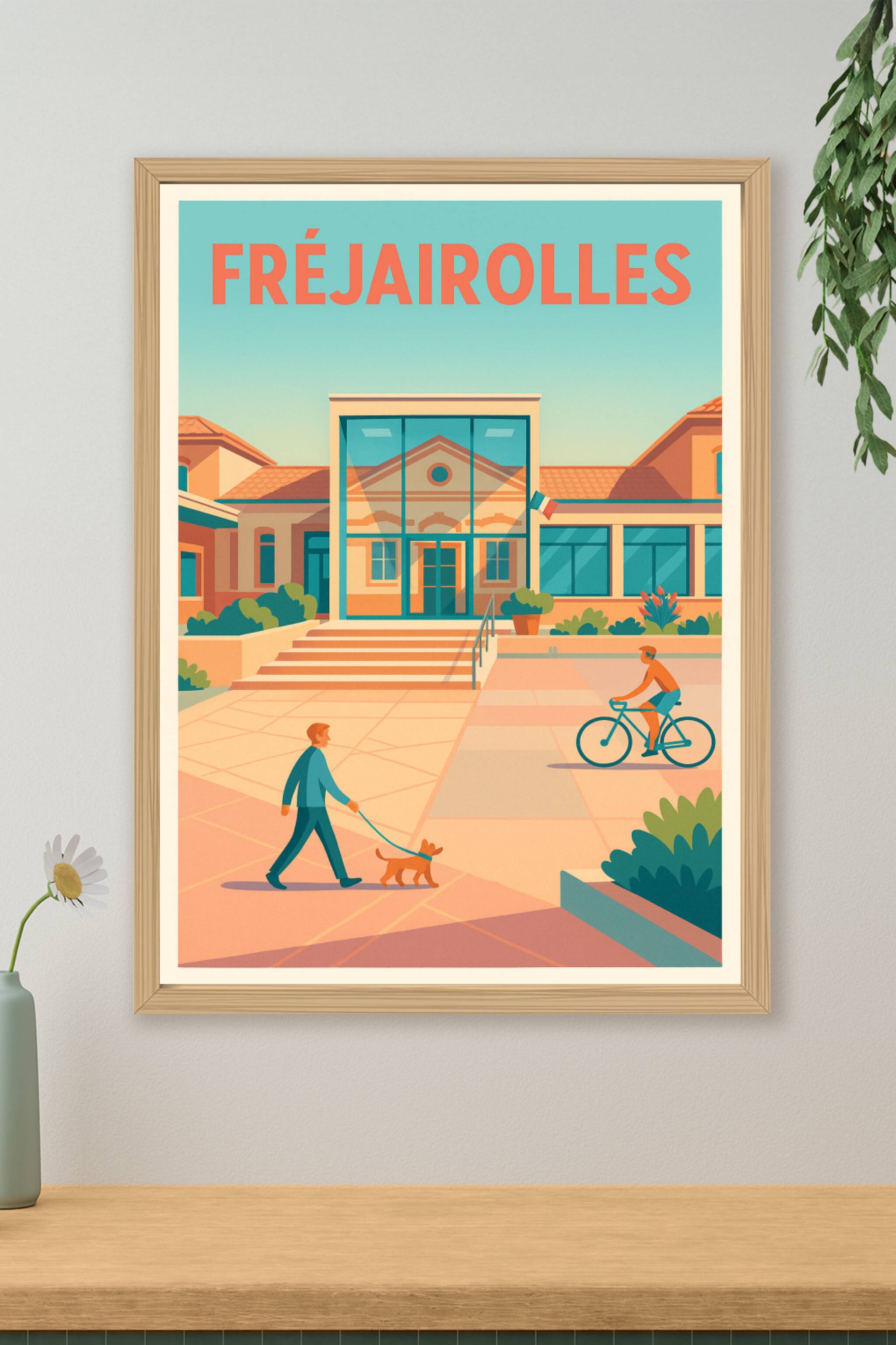 Affiche de Fréjairolles - Une journée paisible au cœur du village