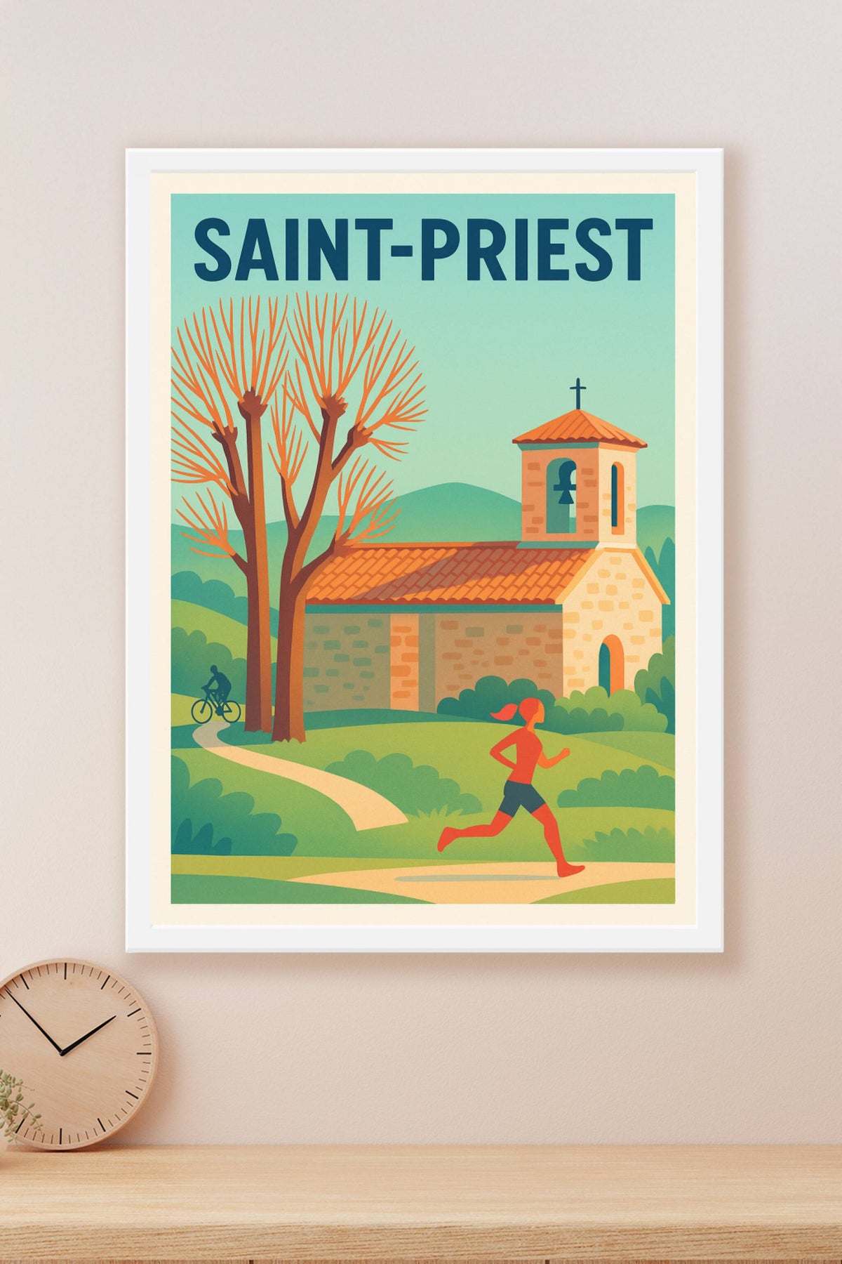 Affiche de Saint-Priest - Évasion et nature au cœur de la ville