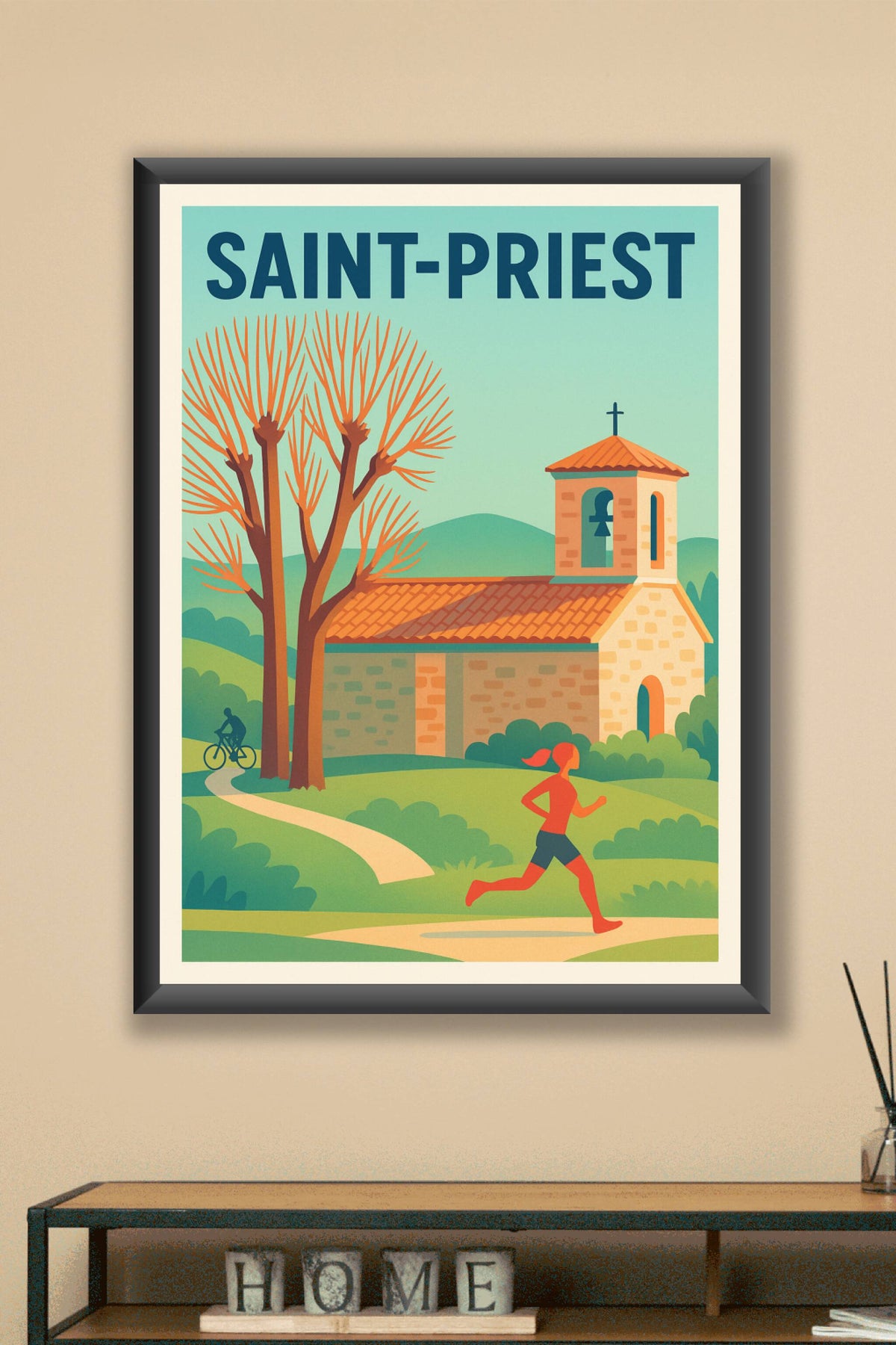 Affiche de Saint-Priest - Évasion et nature au cœur de la ville
