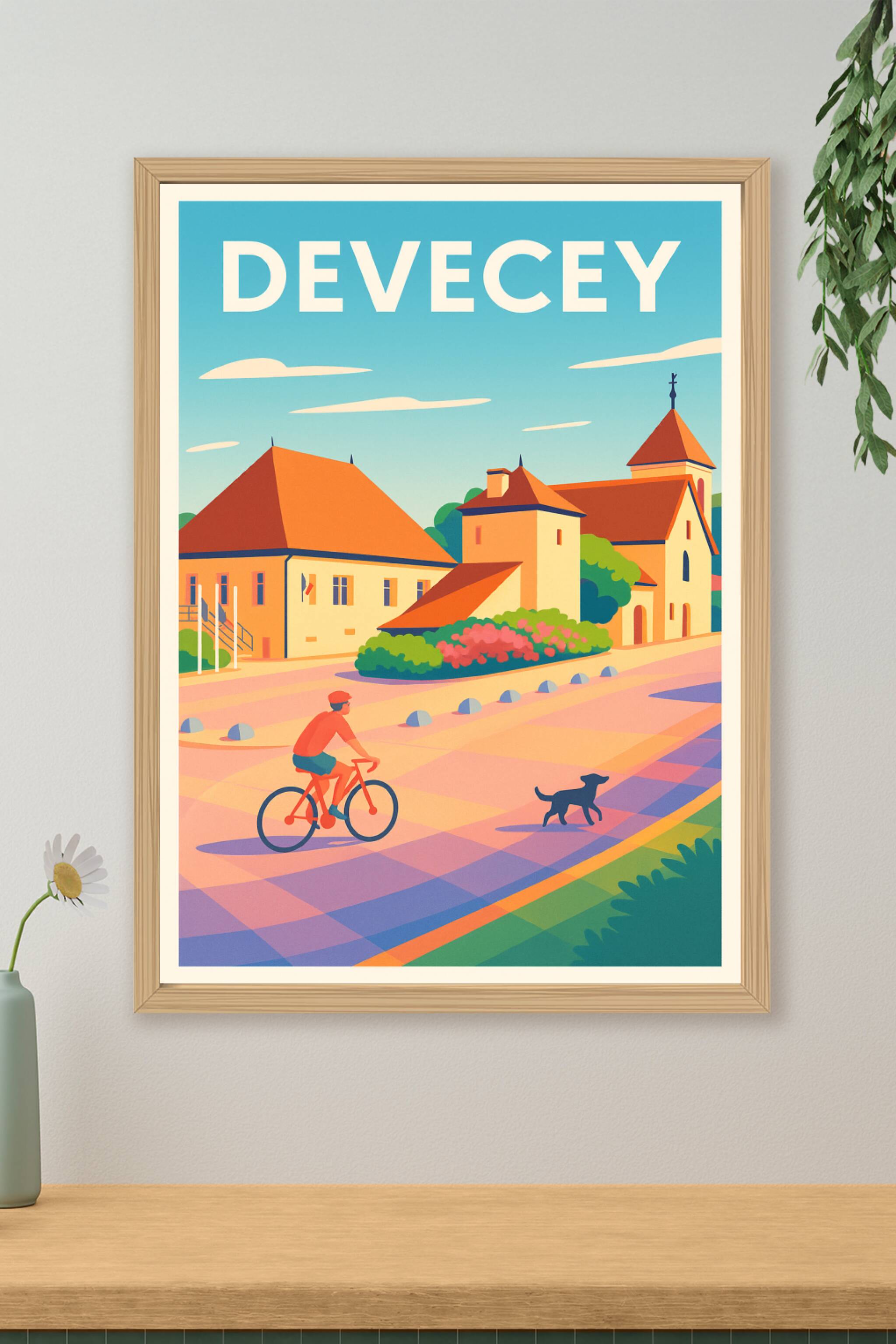 Affiche de Devecey - Promenade paisible entre histoire et nature