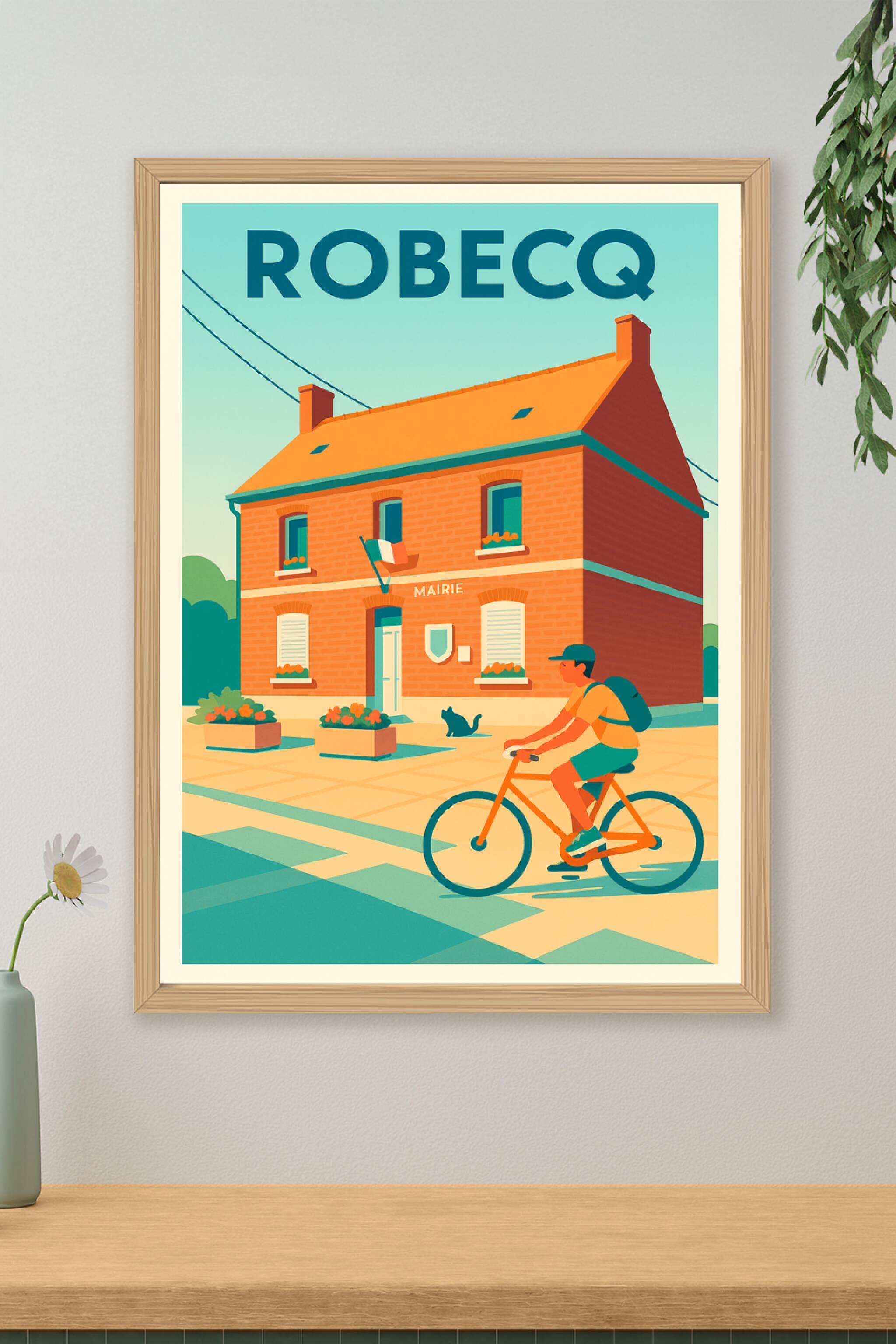 Affiche de Robecq - Charme tranquille au cœur du village