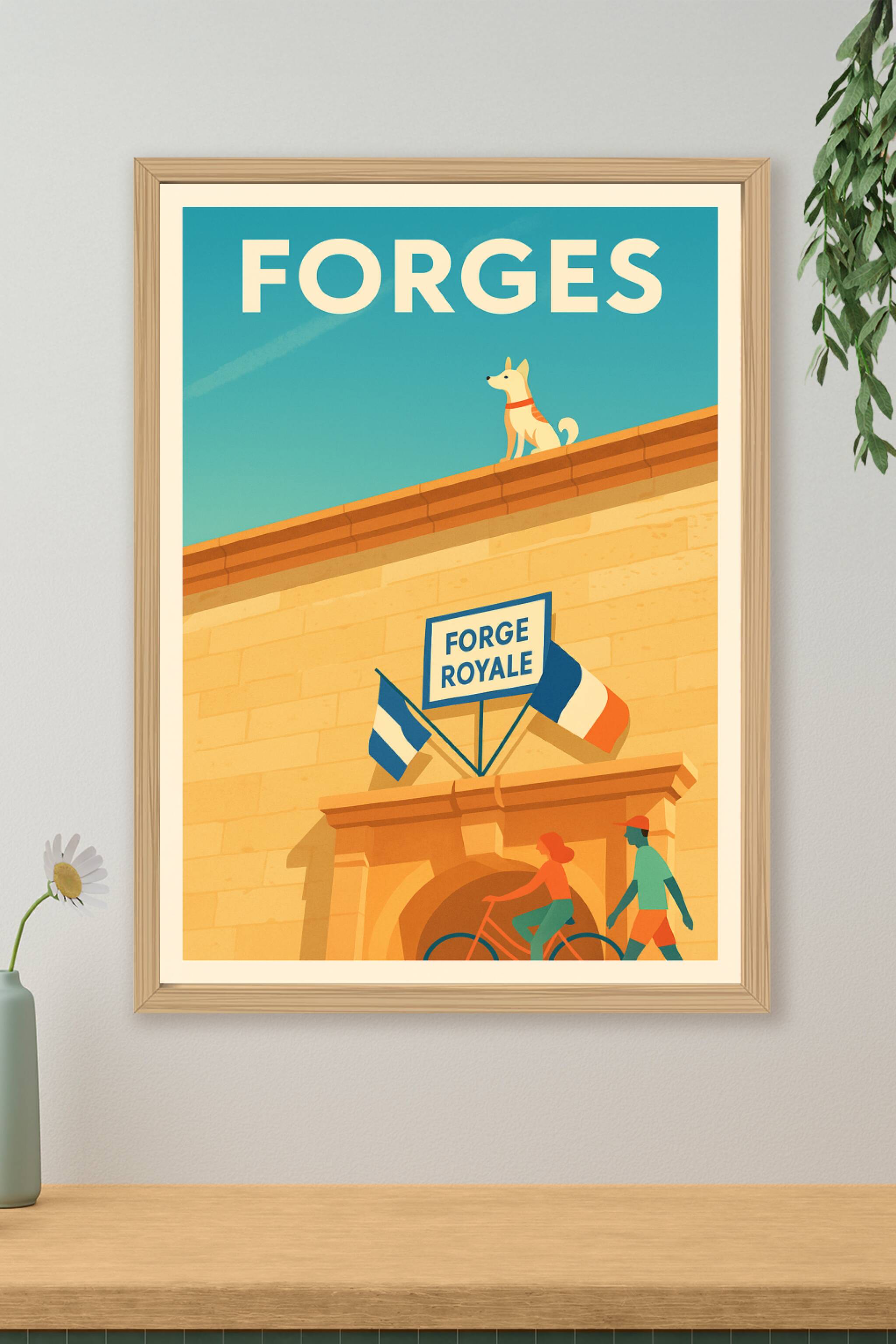 Affiche de Forges - Charme royal et douceur de vivre