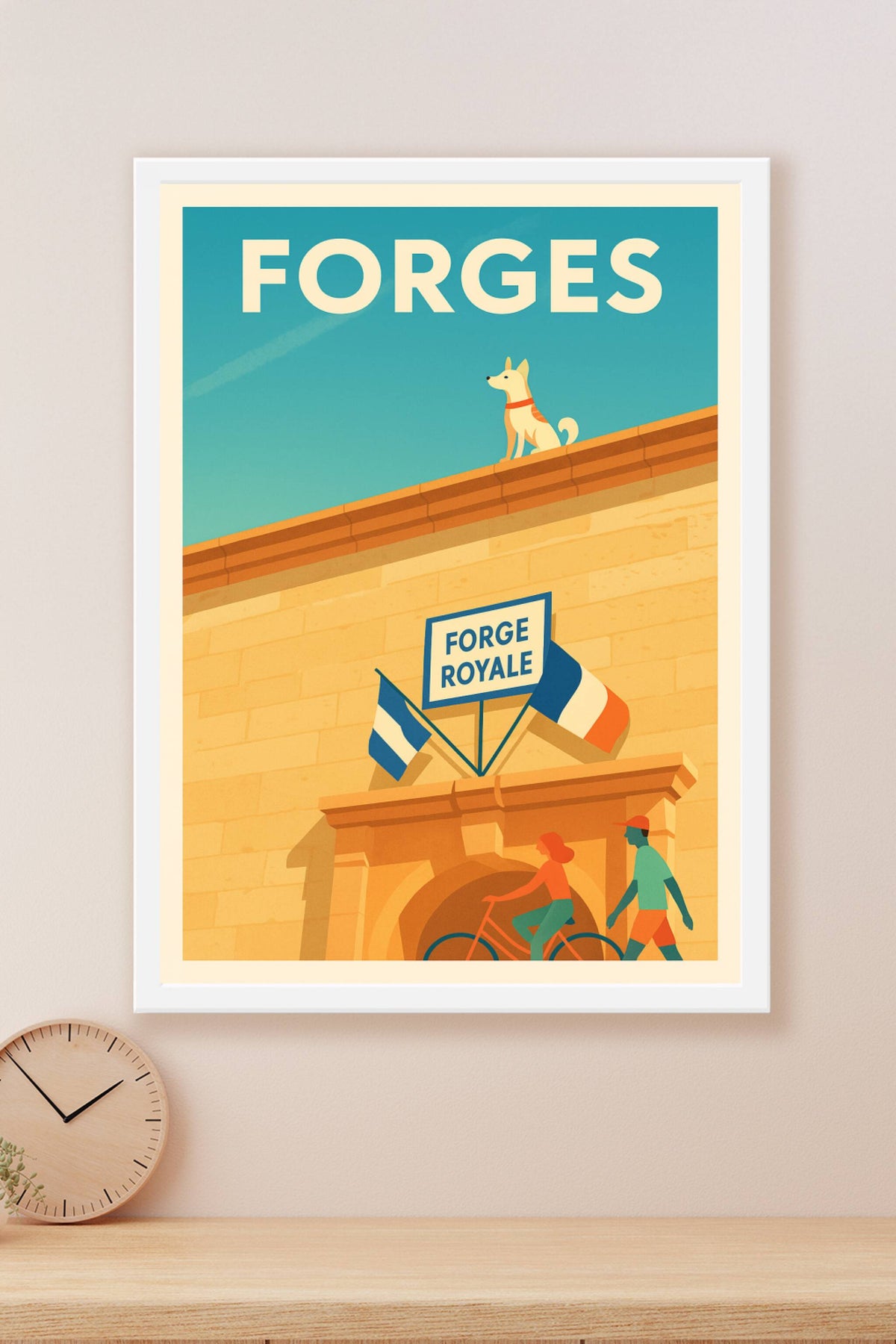Affiche de Forges - Charme royal et douceur de vivre