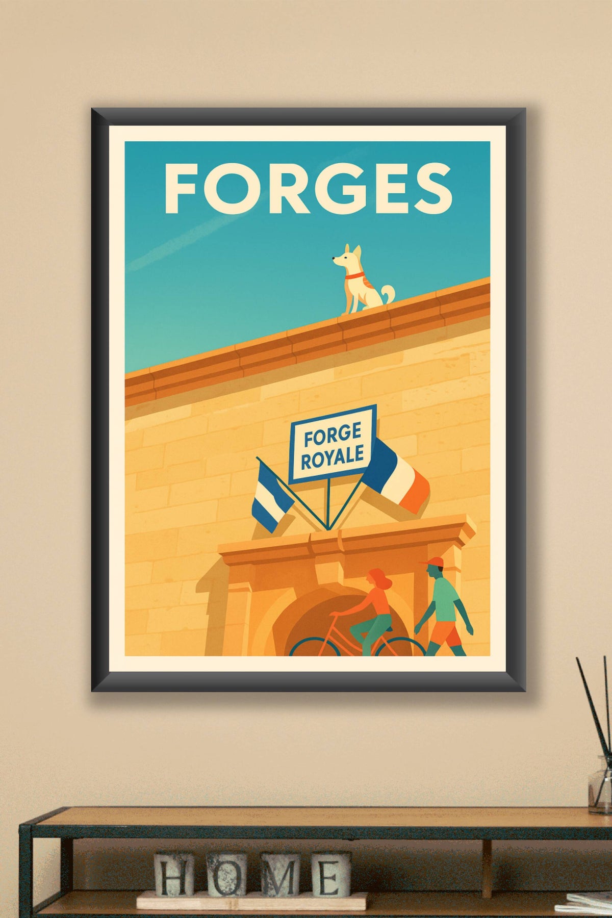 Affiche de Forges - Charme royal et douceur de vivre