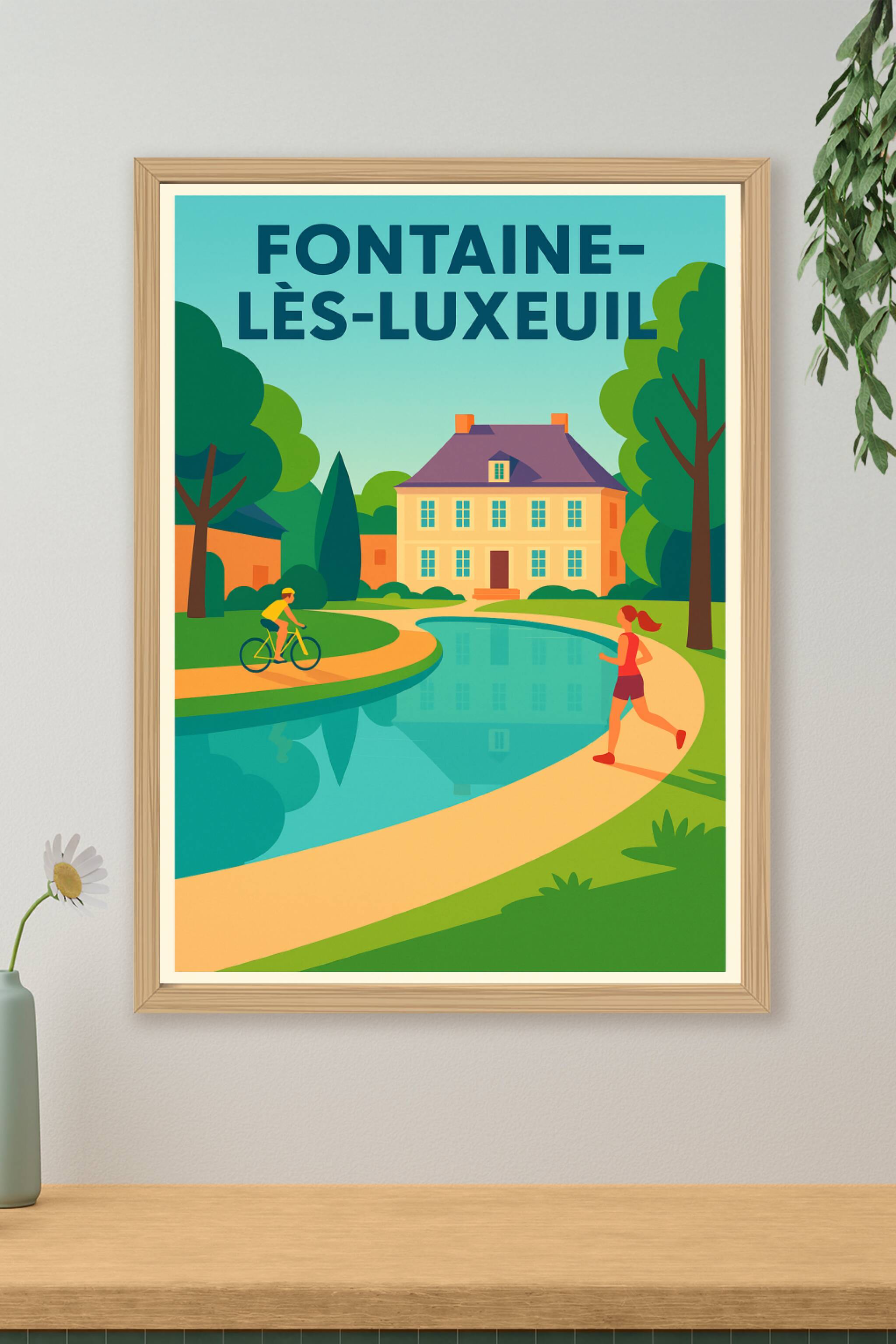 Affiche de Fontaine-lès-Luxeuil - L'élégance d'un havre de nature